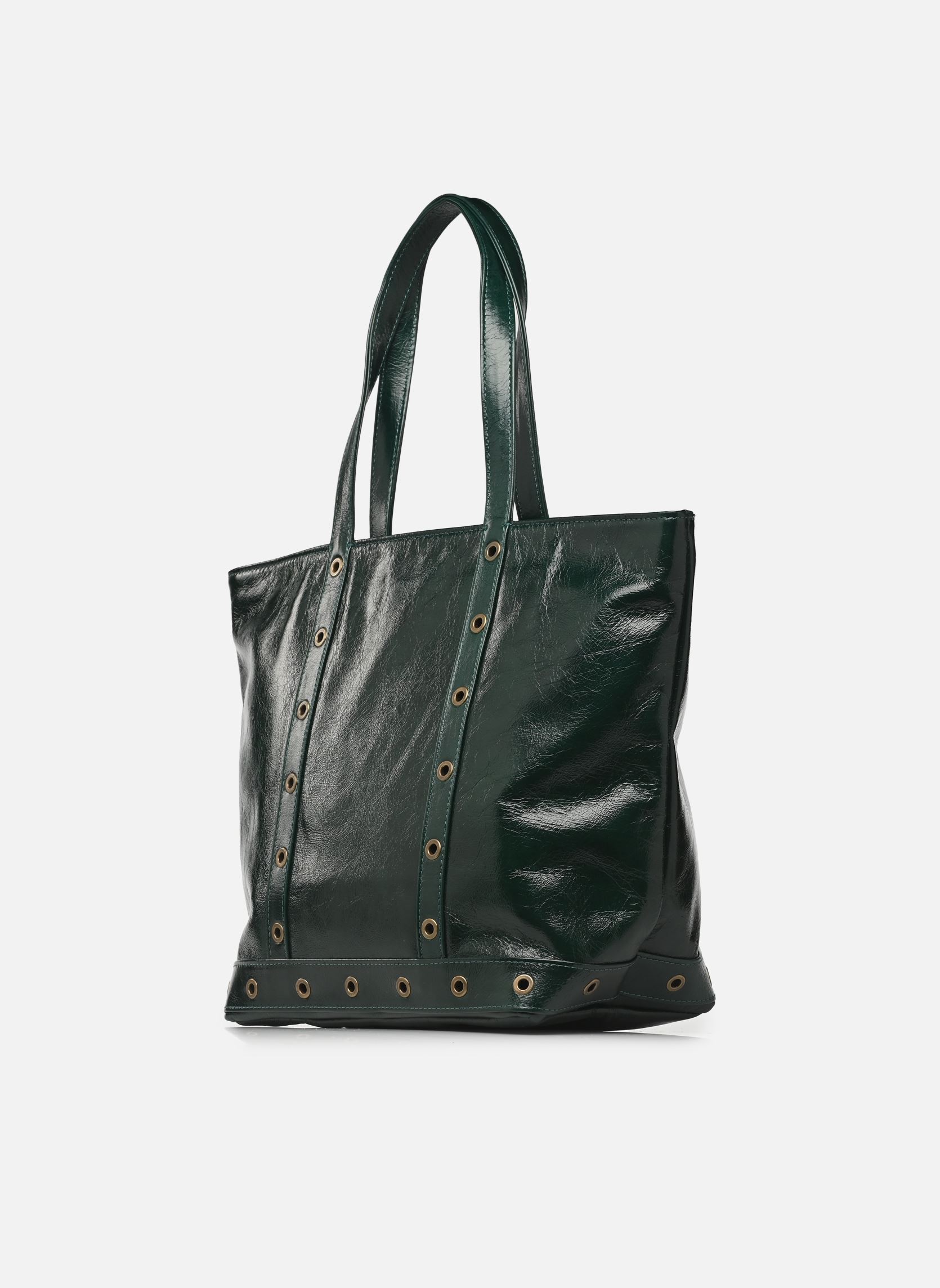 Shopper Cabas M Zippe Porte Epaule Zippe En Cuir damen grün Vanessa Bruno Shopper Cabas M Zippe Porte Epaule Zippe En Cuir damen grün FORET