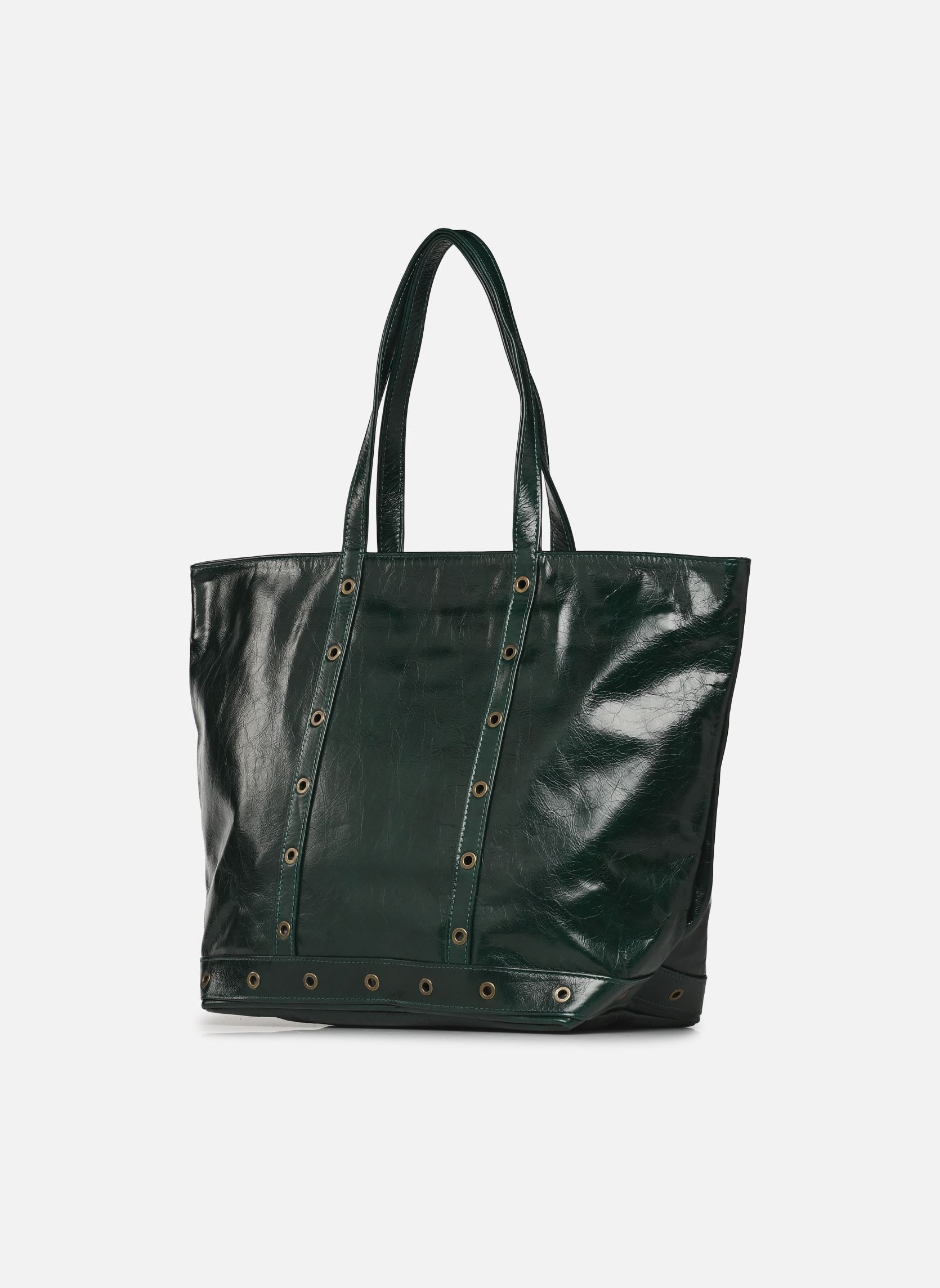 Shopper Cabas L Zippe Porte Epaule En Cuir Frois damen grün Vanessa Bruno Shopper Cabas L Zippe Porte Epaule En Cuir Frois damen grün FORET