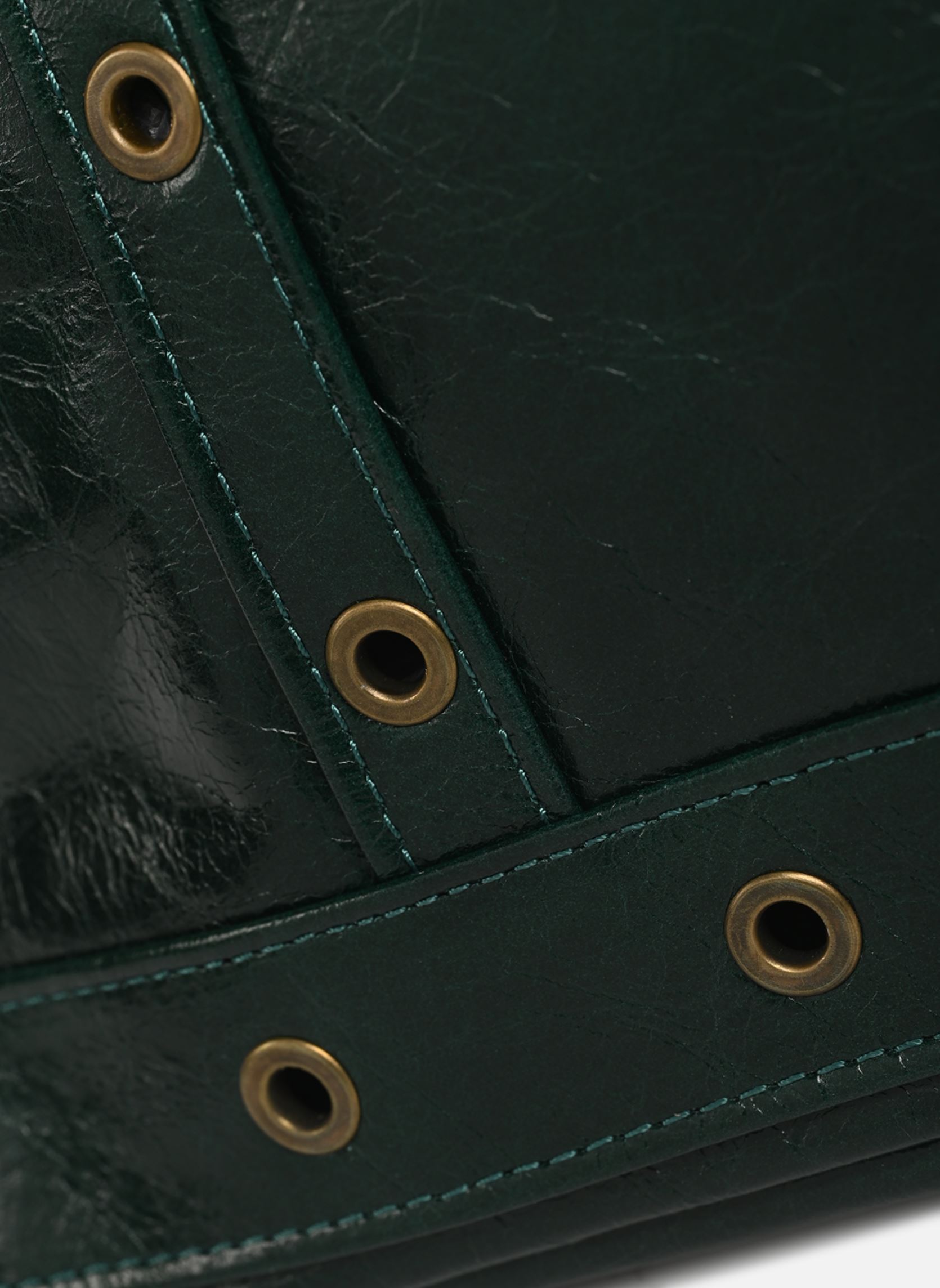 Shopper Cabas L Zippe Porte Epaule En Cuir Frois damen grün Vanessa Bruno Shopper Cabas L Zippe Porte Epaule En Cuir Frois damen grün FORET