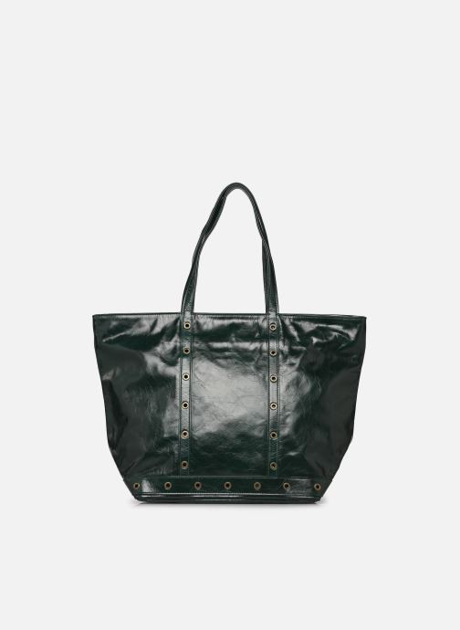Vanessa Bruno Cabas Cabas L Zippe Porte Epaule En Cuir Frois femme vert