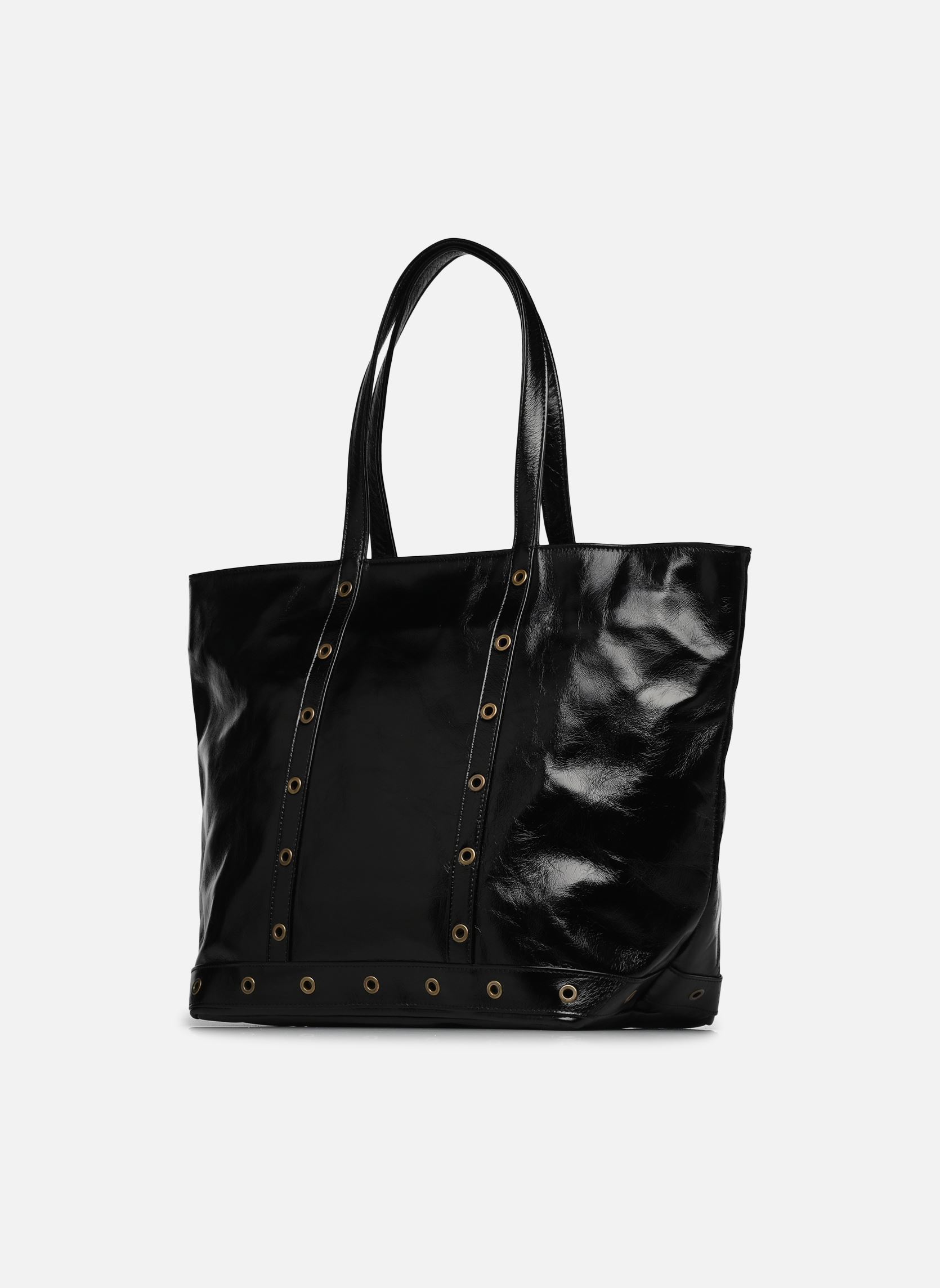 Cabas Cabas L Zippe Porte Epaule En Cuir Frois femme noir Vanessa Bruno Cabas Cabas L Zippe Porte Epaule En Cuir Frois femme noir Noir