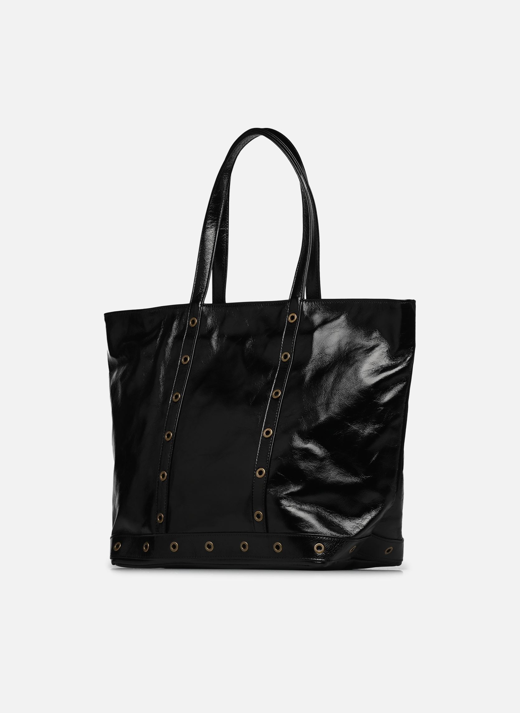 Cabas Cabas L Zippe Porte Epaule En Cuir Frois femme noir Vanessa Bruno Cabas Cabas L Zippe Porte Epaule En Cuir Frois femme noir Noir