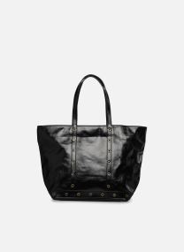 Shopper Cabas L Zippe Porte Epaule En Cuir Frois damen grün