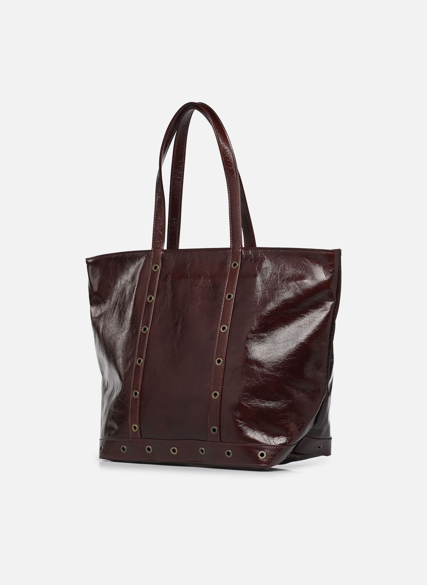 Grote winkelzak Cabas L Zippe Porte Epaule En Cuir Frois dames bruin Vanessa Bruno Grote winkelzak Cabas L Zippe Porte Epaule En Cuir Frois dames bruin CHOCOLAT