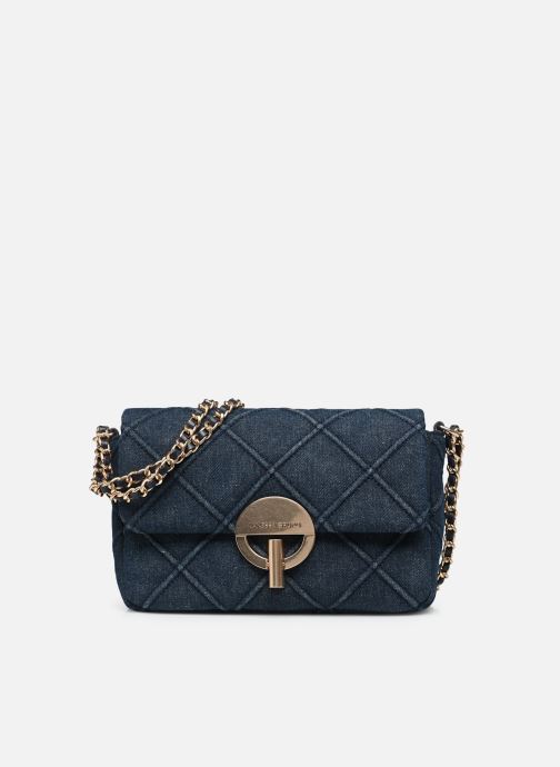 Vanessa Bruno Umhängetaschen Moon Moyen En Denim Debosse Avec Chaine damen blau