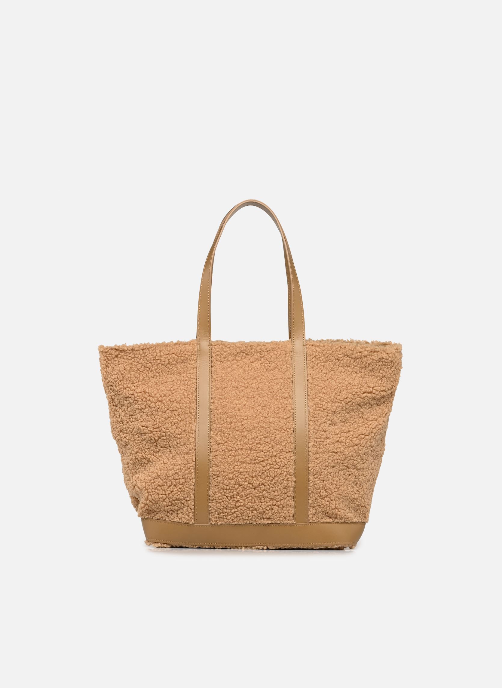 Borsa da spiaggia Cabas L Porte Epaule Zippe En Fausse Fou donna marrone Vanessa Bruno Borsa da spiaggia Cabas L Porte Epaule Zippe En Fausse Fou donna marrone CARAMEL