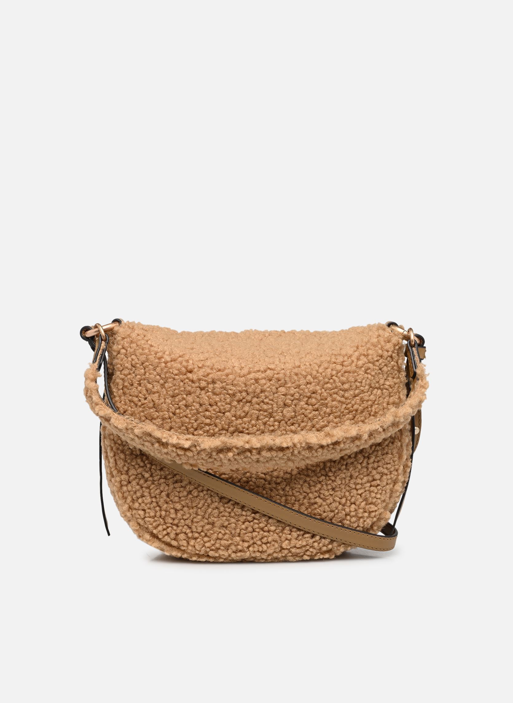 Umhängetaschen Mini Daily Bag En Fausse Fourrure Et Cui damen braun Vanessa Bruno Umhängetaschen Mini Daily Bag En Fausse Fourrure Et Cui damen braun CARAMEL