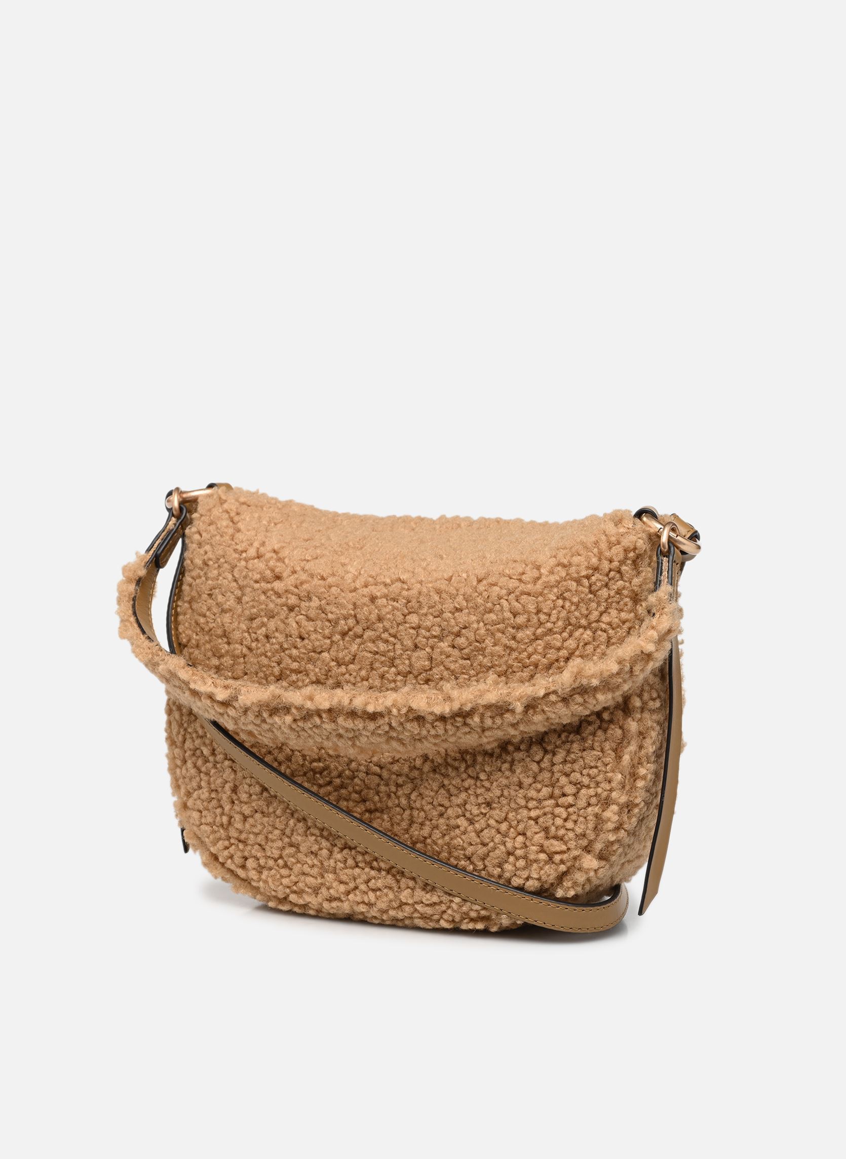 Umhängetaschen Mini Daily Bag En Fausse Fourrure Et Cui damen braun Vanessa Bruno Umhängetaschen Mini Daily Bag En Fausse Fourrure Et Cui damen braun CARAMEL