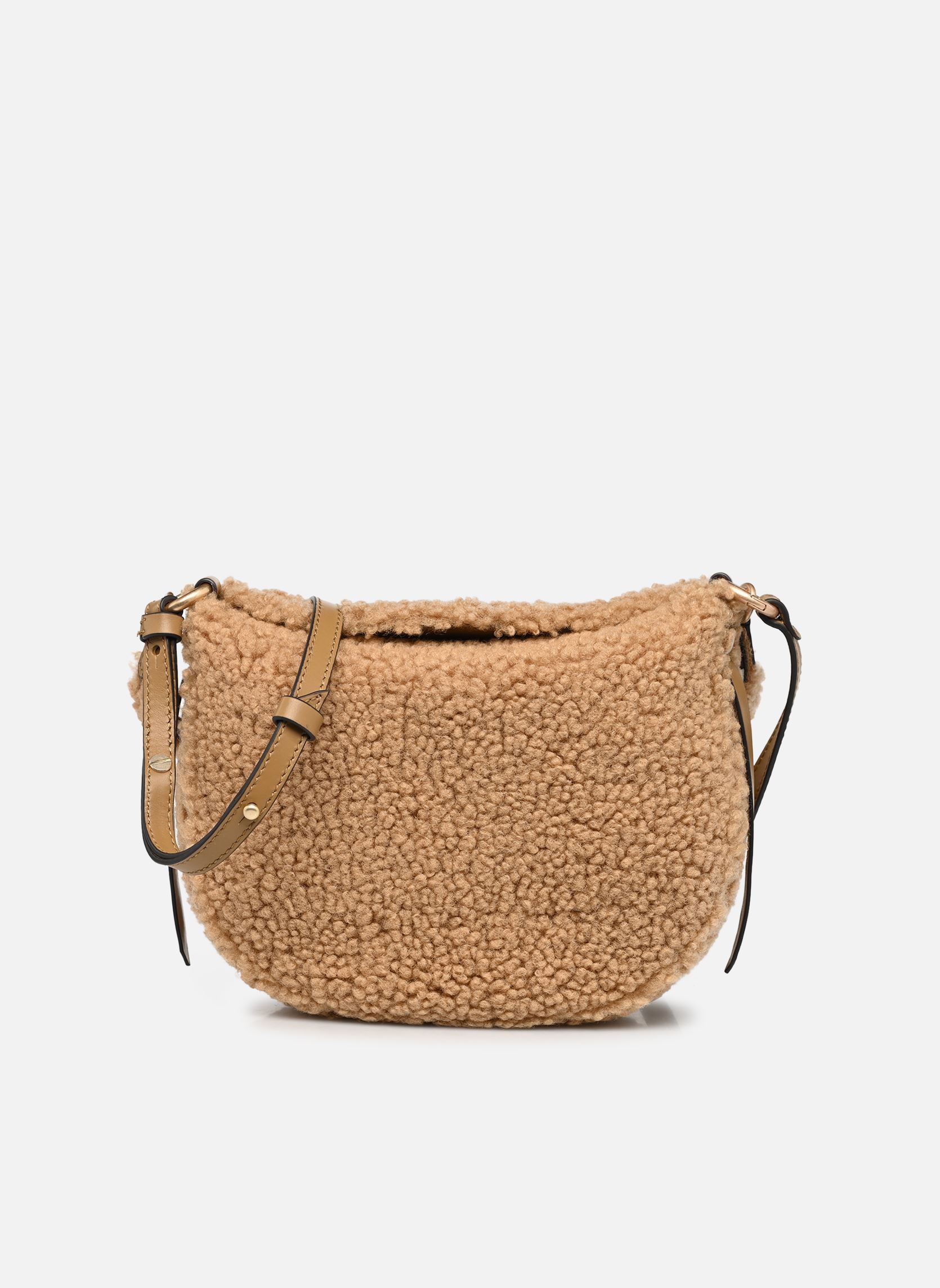 Umhängetaschen Mini Daily Bag En Fausse Fourrure Et Cui damen braun Vanessa Bruno Umhängetaschen Mini Daily Bag En Fausse Fourrure Et Cui damen braun CARAMEL