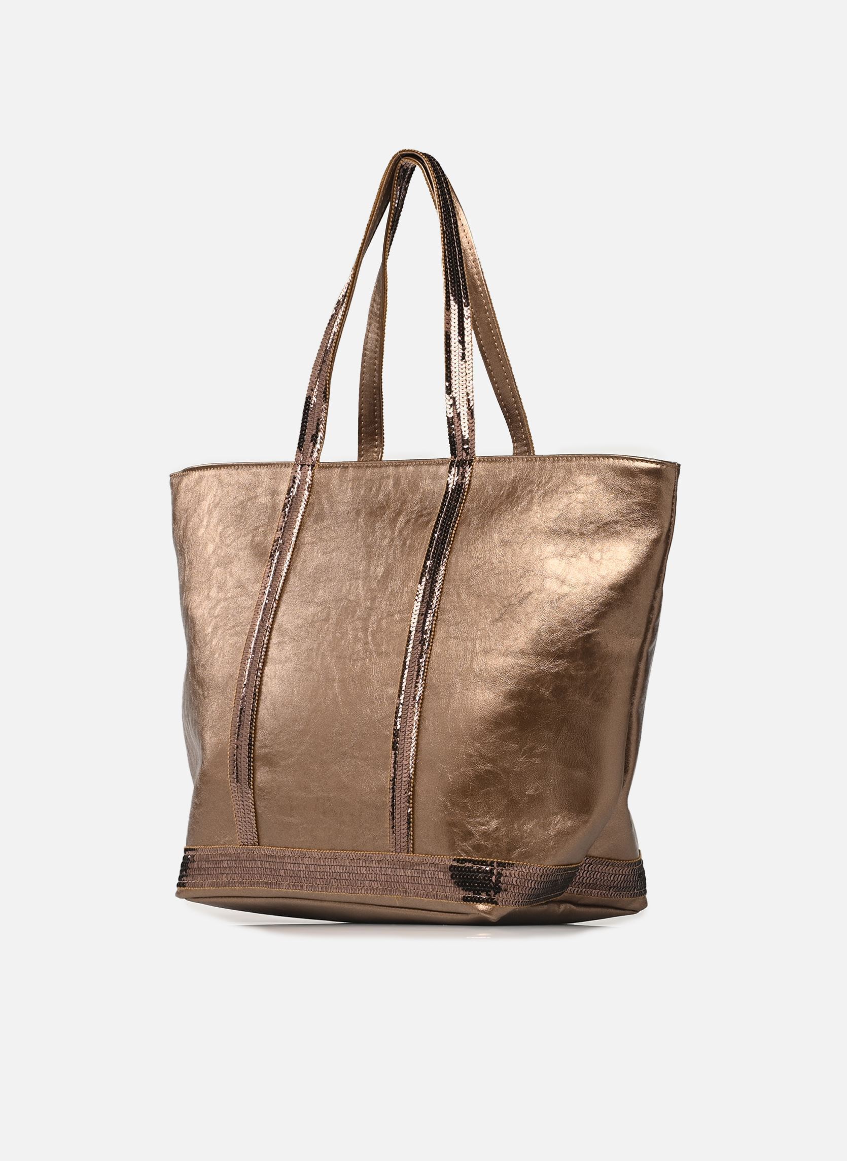 Shopper Cabas L Zippe Porte Epaule Zippe En Pu M damen gold und bronze Vanessa Bruno Shopper Cabas L Zippe Porte Epaule Zippe En Pu M damen gold und bronze BRONZE