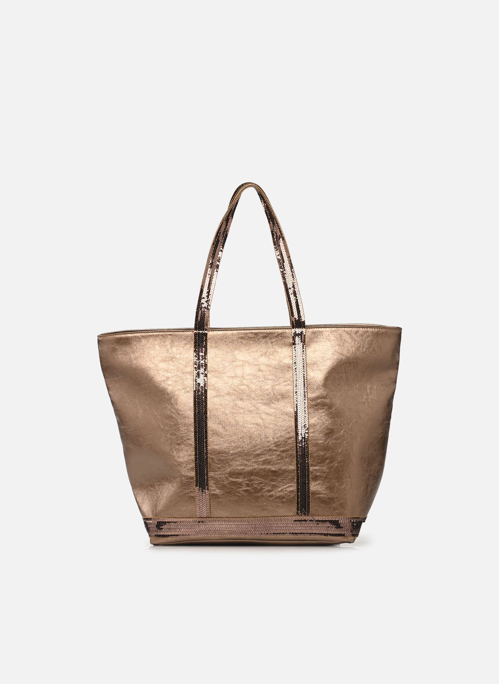 Shopper Cabas L Zippe Porte Epaule Zippe En Pu M damen gold und bronze Vanessa Bruno Shopper Cabas L Zippe Porte Epaule Zippe En Pu M damen gold und bronze BRONZE