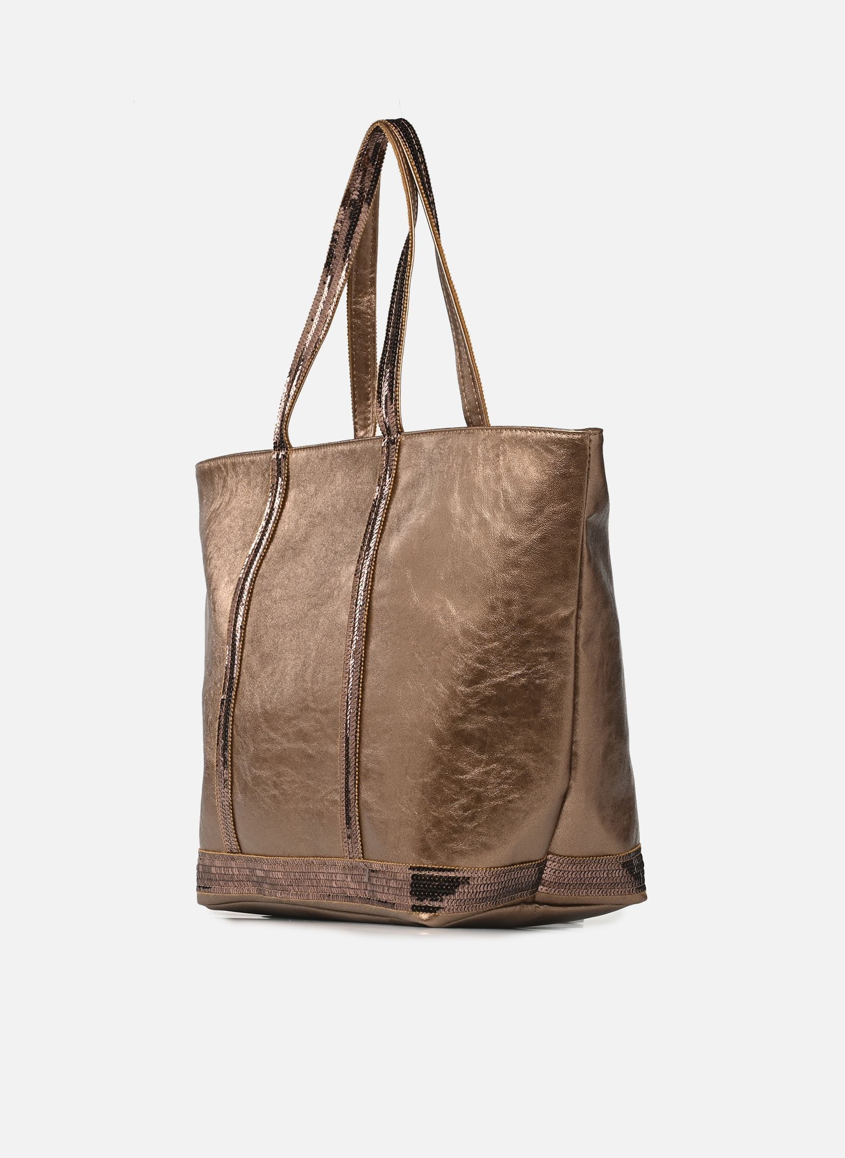 Shopper Cabas L Zippe Porte Epaule Zippe En Pu M damen gold und bronze Vanessa Bruno Shopper Cabas L Zippe Porte Epaule Zippe En Pu M damen gold und bronze BRONZE