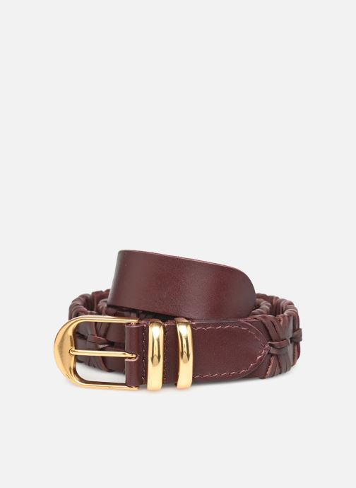 Vanessa Bruno Riemen Ceinture 30Mm En Cuir De Vachette Tresse dames bruin