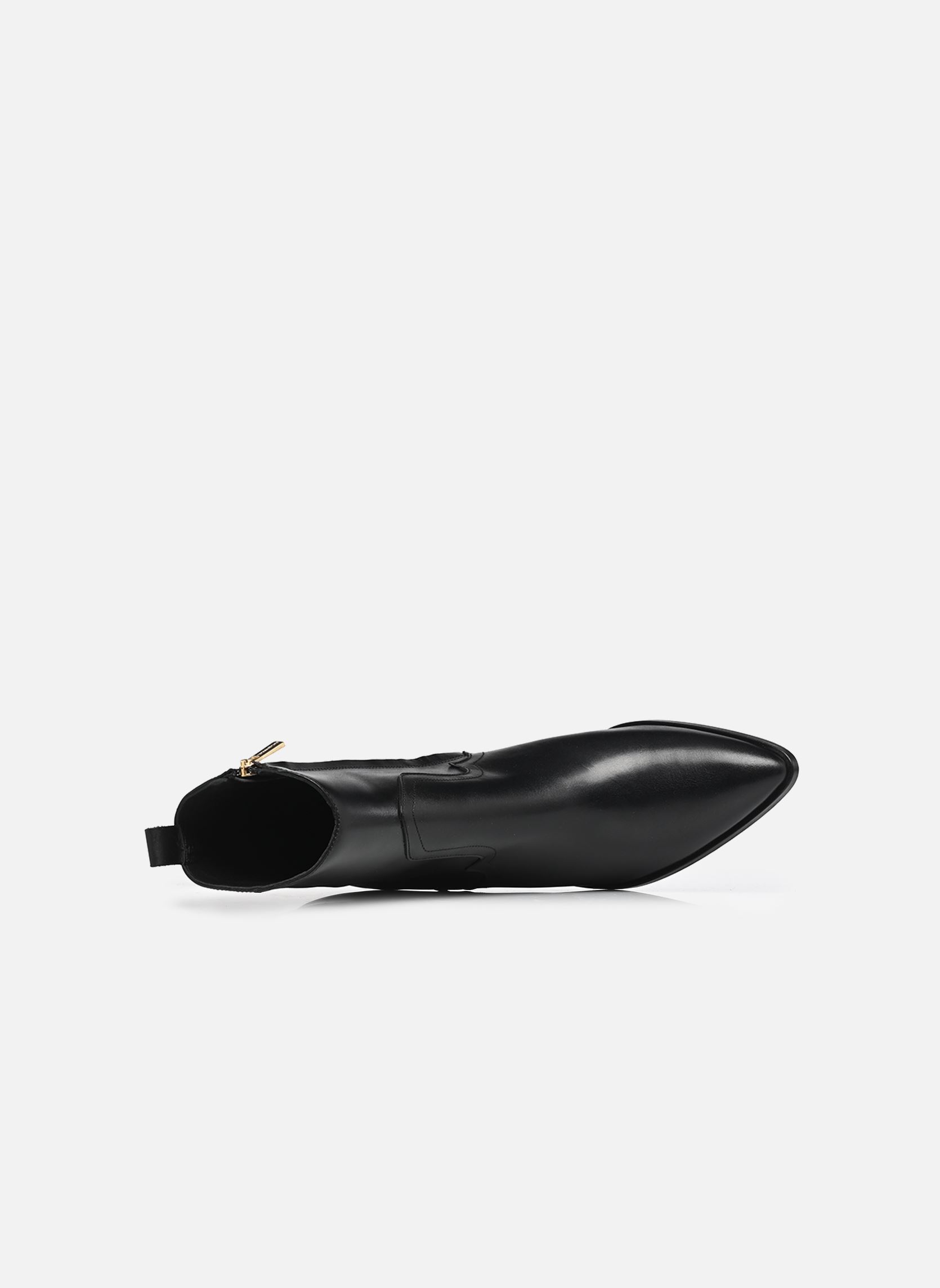 Bottines santiags Santiag 45Mm Santiag Avec Decoupe Cowboy femme noir Vanessa Bruno Bottines santiags Santiag 45Mm Santiag Avec Decoupe Cowboy femme noir NOIR