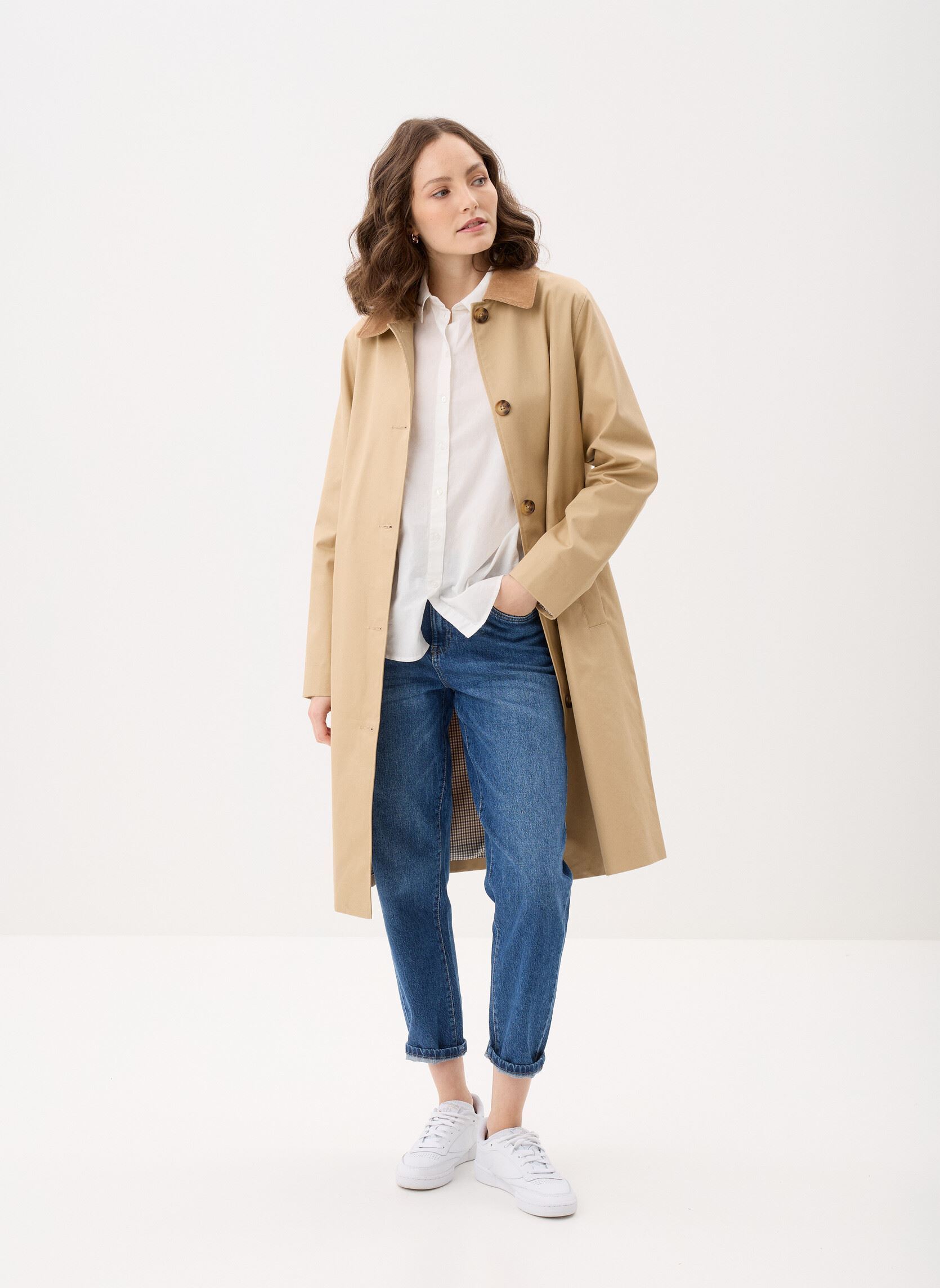 Trench-coats VILLE-TRENCH2 femme beige Georgia Rose Trench-coats VILLE-TRENCH2 femme beige IRISH CREAM