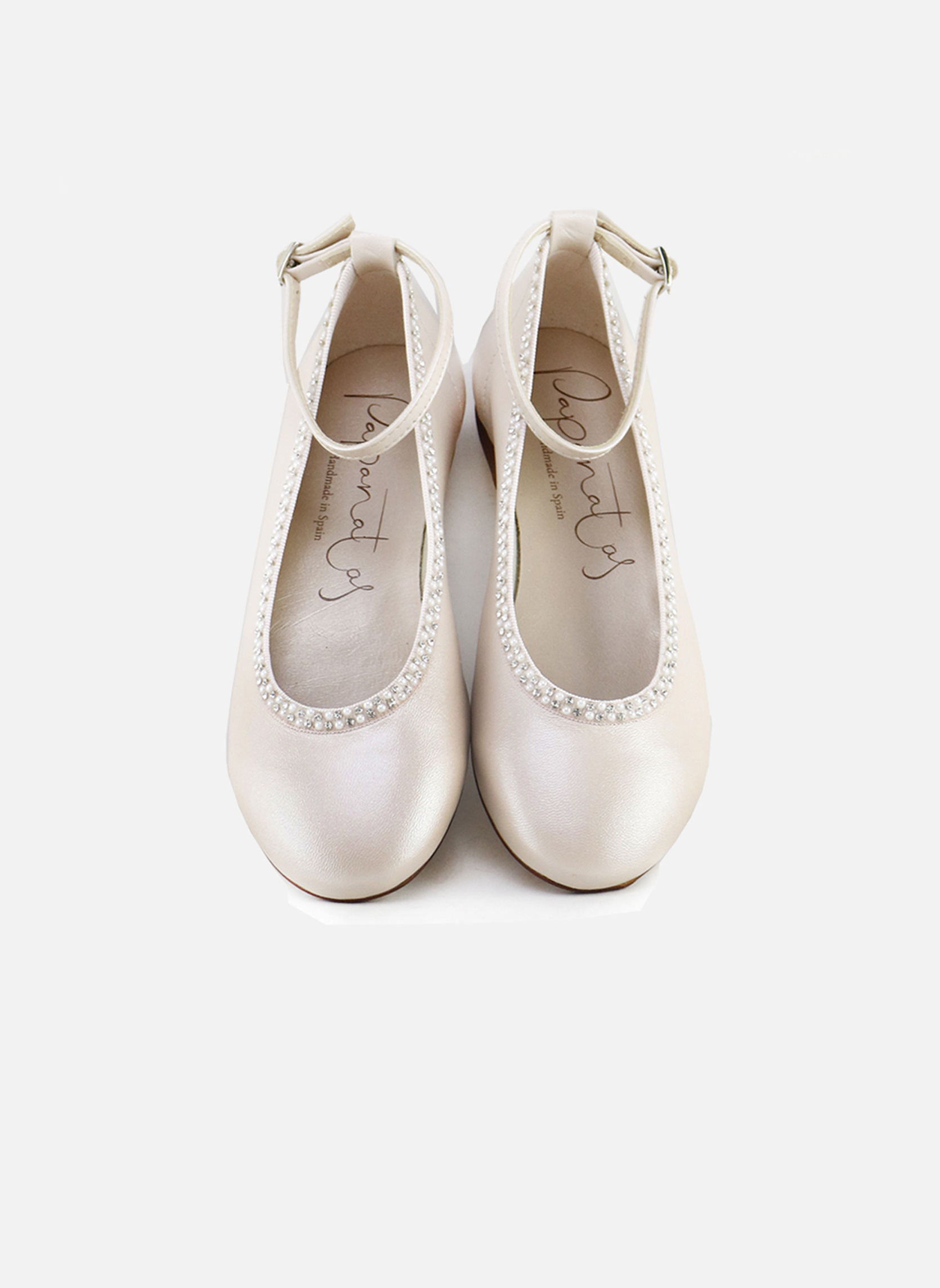 Ballerines Ballerine 40025AL-ANGORA-SKIN Natural fille beige Eli 1957 Ballerines Ballerine 40025AL-ANGORA-SKIN Natural fille beige Beige