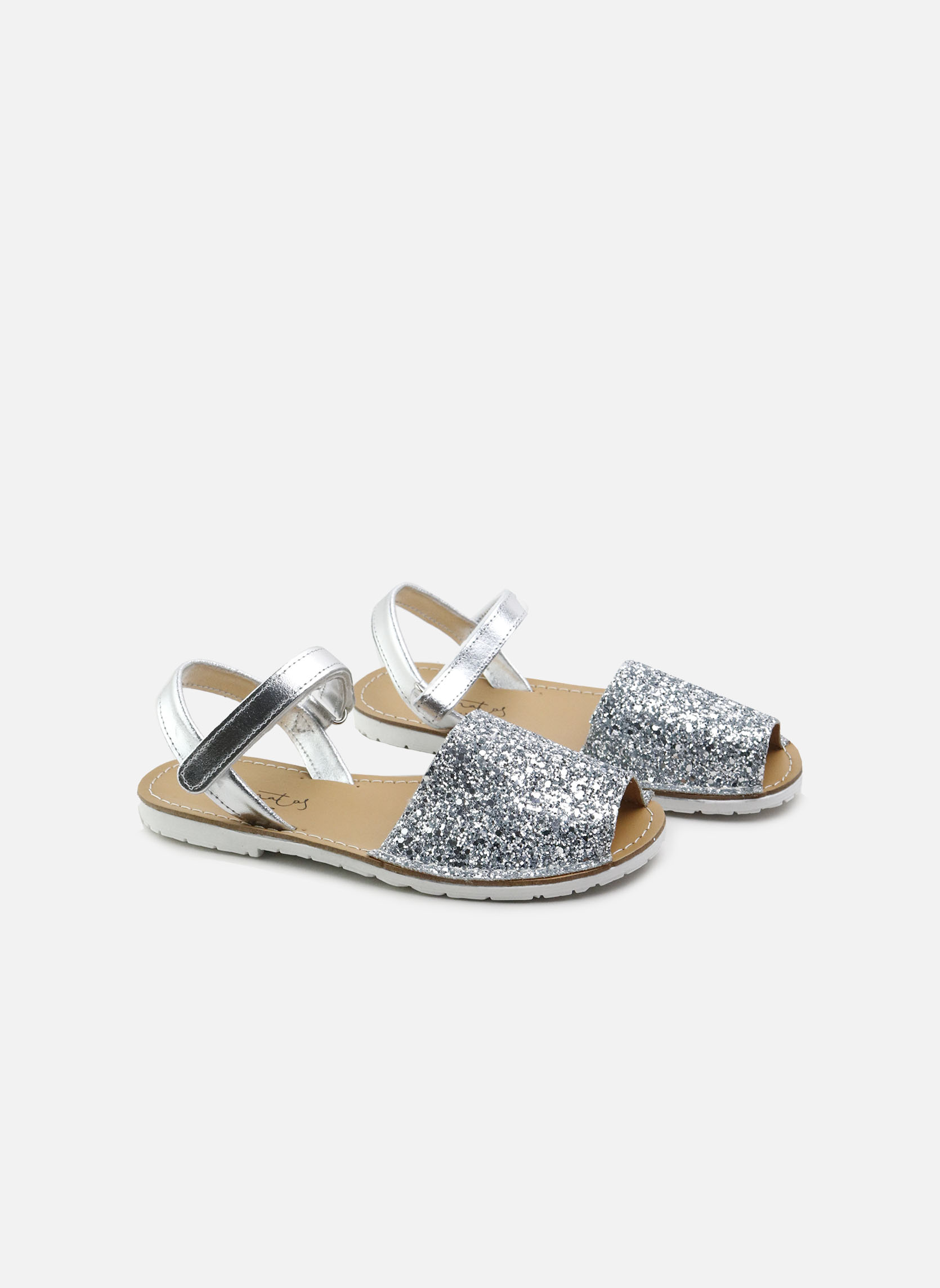 Sandales Sandales AG48108-TOP-GLITTER-ARGENTO Plata fille argent Eli 1957 Sandales Sandales AG48108-TOP-GLITTER-ARGENTO Plata fille argent Argent
