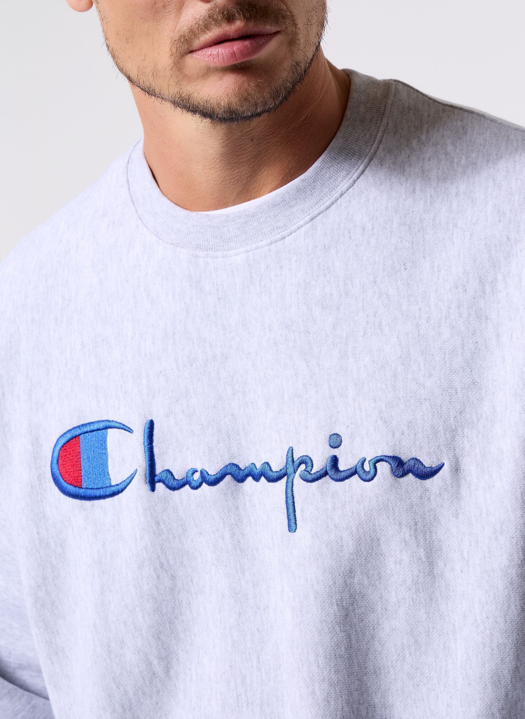 Sweatshirts 221338 M heren grijs Champion Sweatshirts 221338 M heren grijs EM004