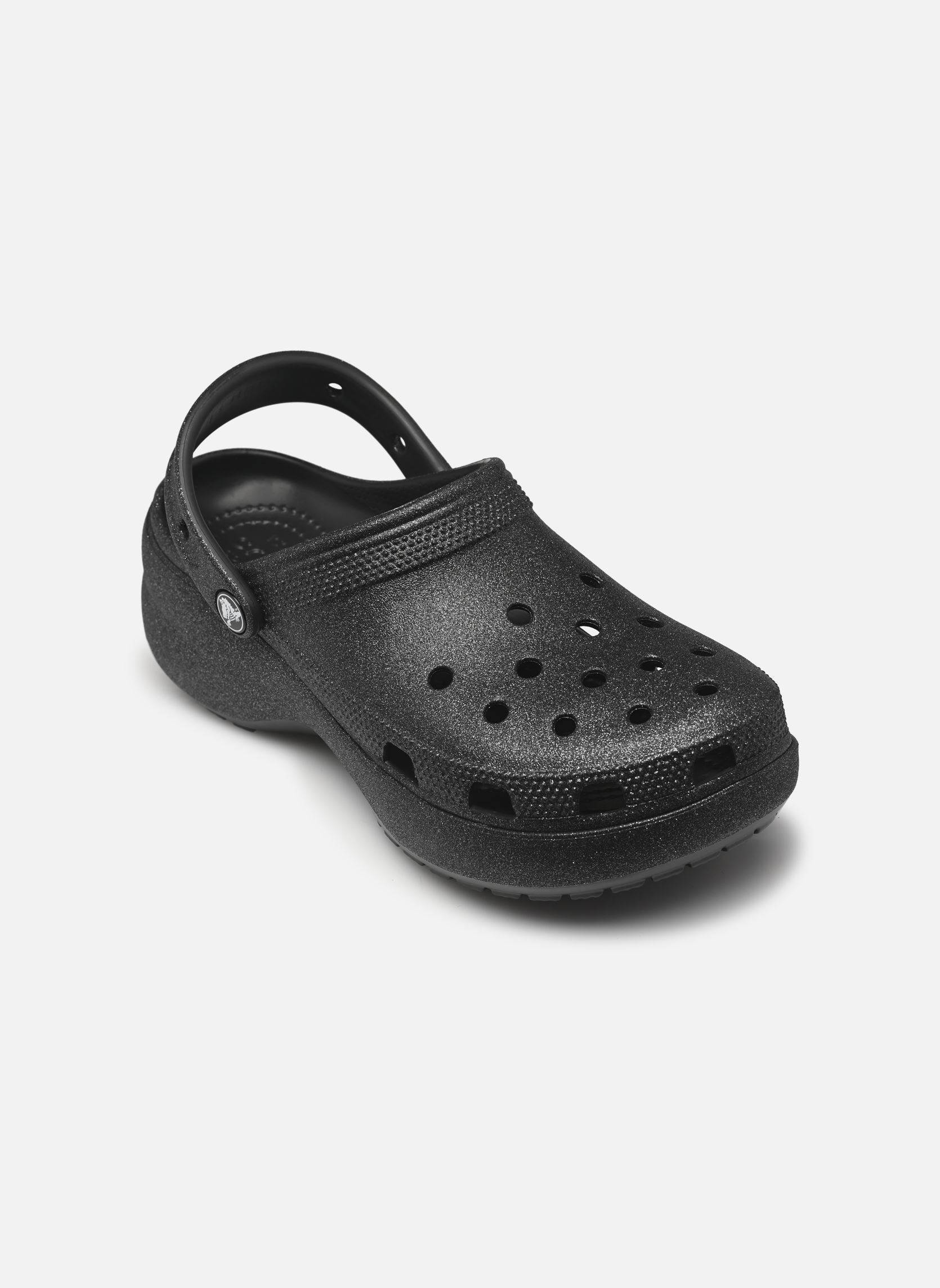 Mules et sabots Crocs Classic Platform Glitter Clog W pour Femme - vue 3