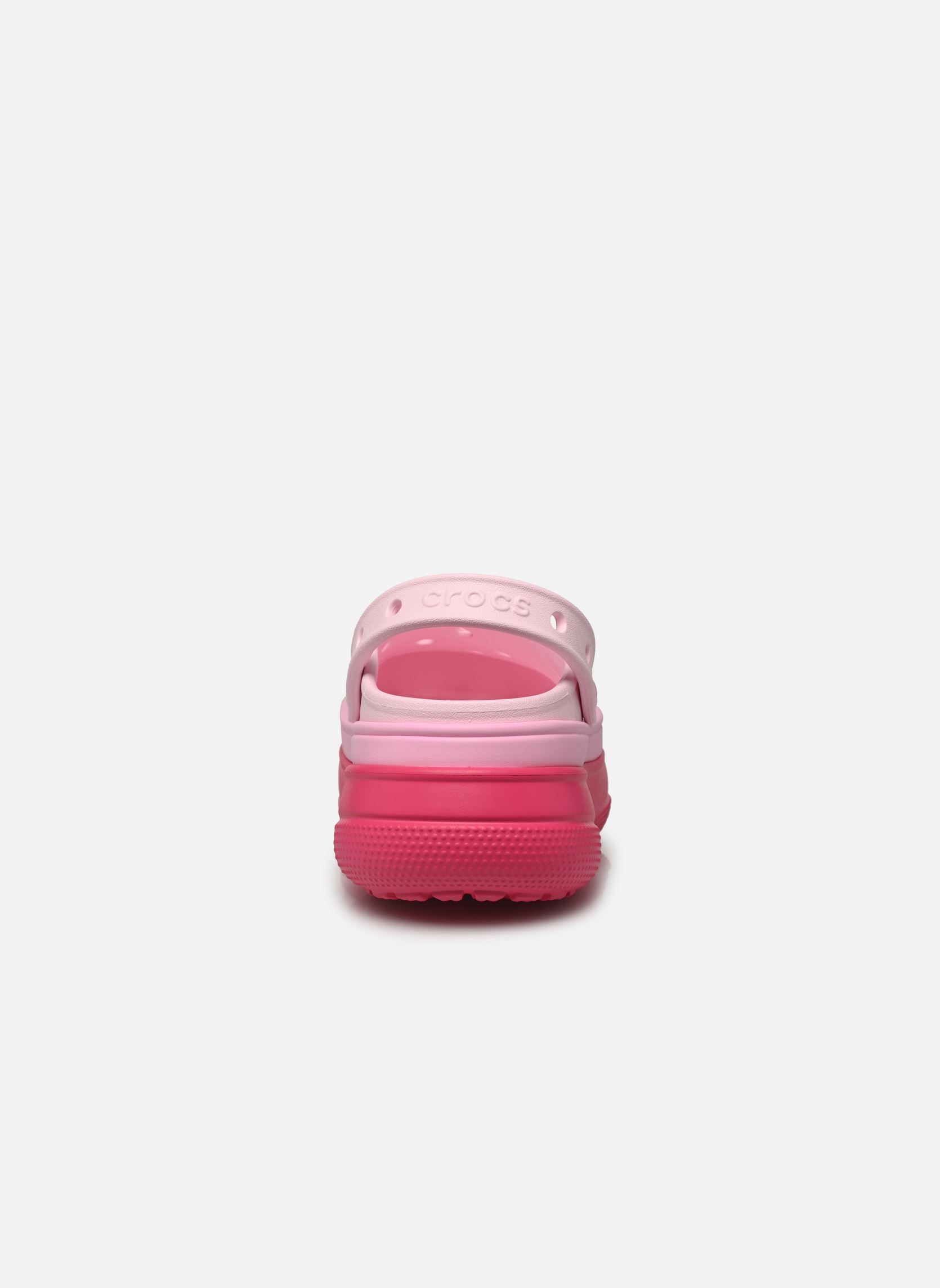 Mules et sabots Classic Stacked Clog W femme rose Crocs Mules et sabots Classic Stacked Clog W femme rose Dragon Fruit