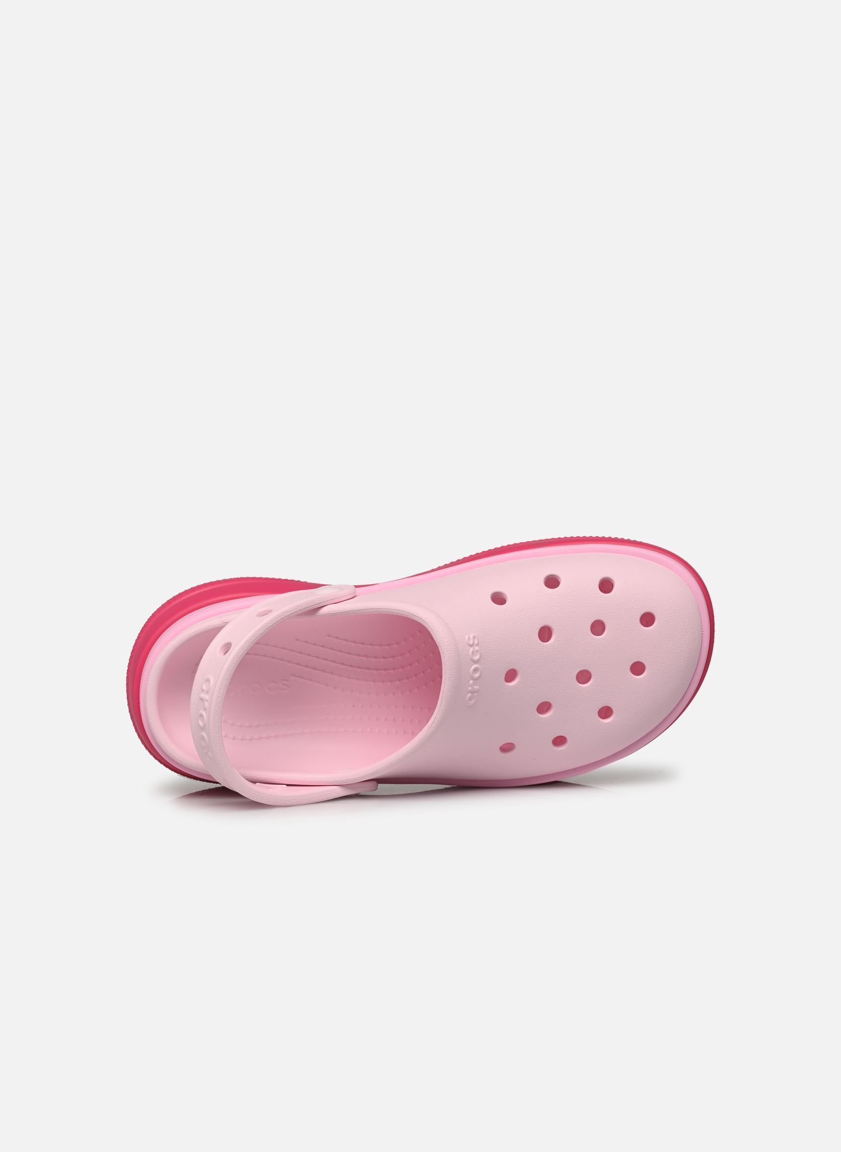 Mules et sabots Classic Stacked Clog W femme rose Crocs Mules et sabots Classic Stacked Clog W femme rose Dragon Fruit