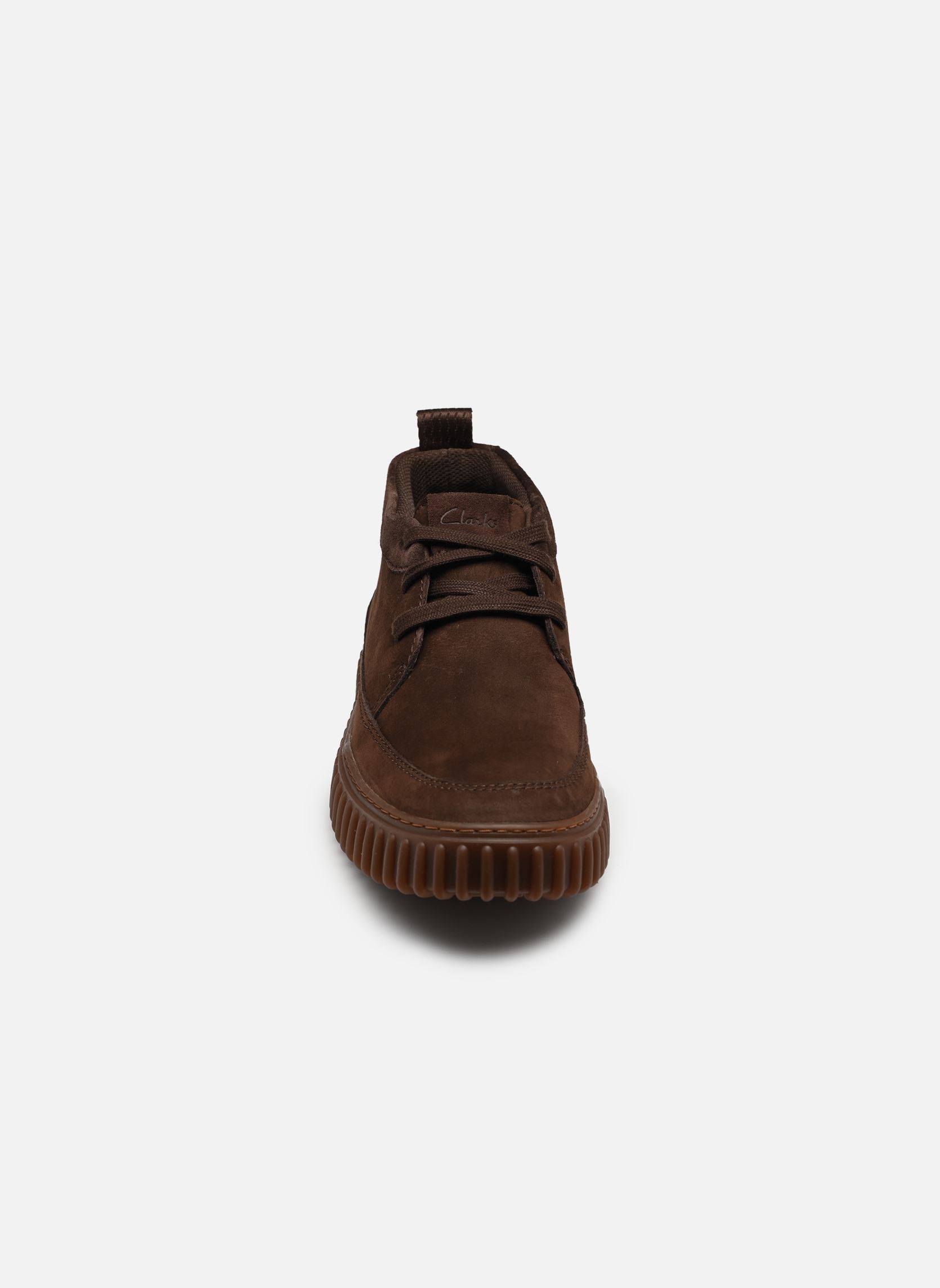 Niedrige Sneaker Torhill LaceHi herren braun Clarks Niedrige Sneaker Torhill LaceHi herren braun DARK BROWN NUB