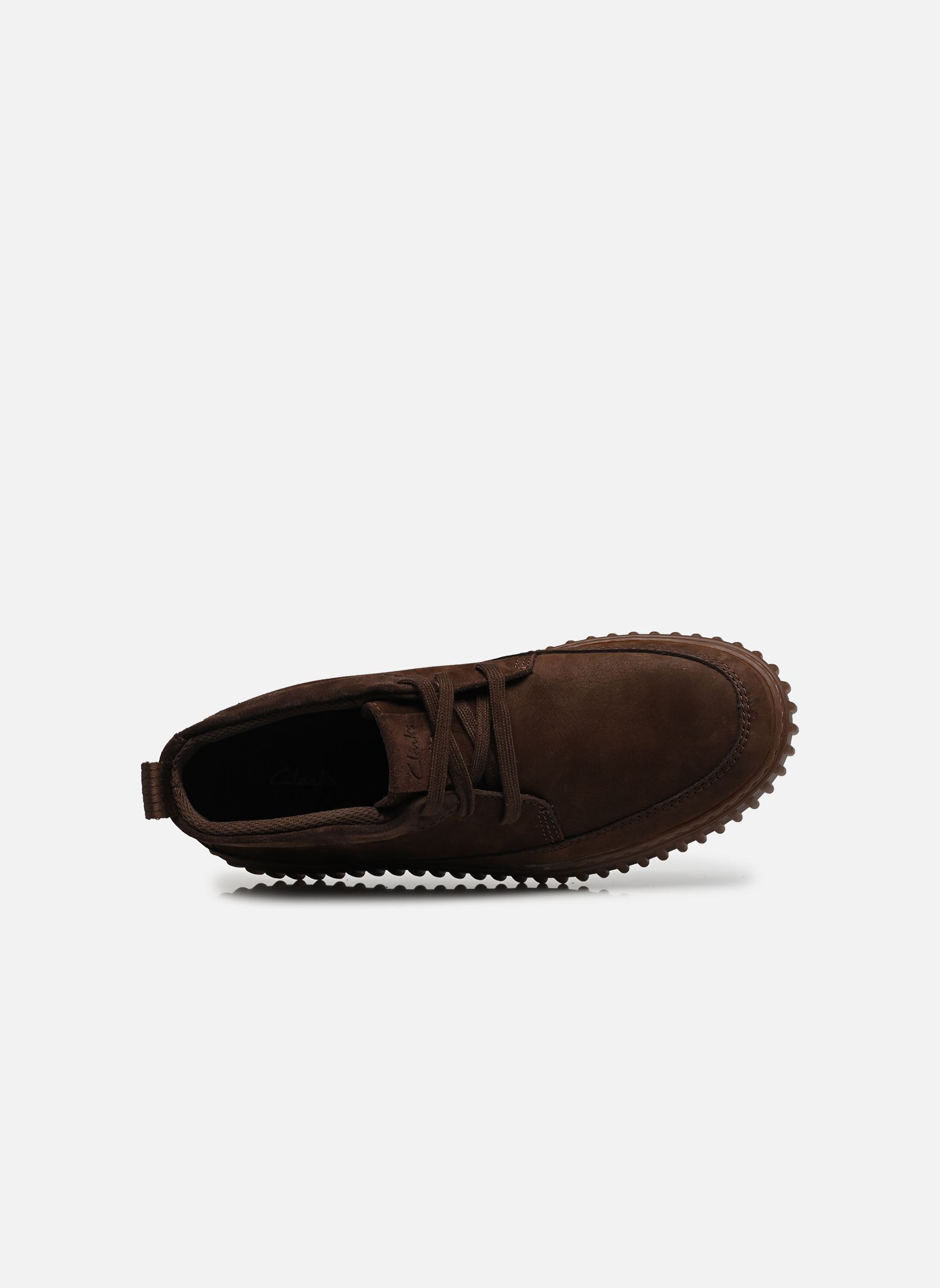 Niedrige Sneaker Torhill LaceHi herren braun Clarks Niedrige Sneaker Torhill LaceHi herren braun DARK BROWN NUB