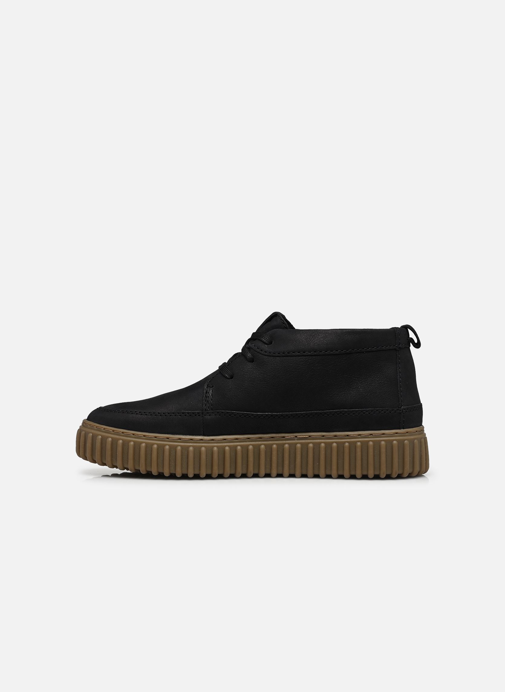 Niedrige Sneaker Torhill LaceHi herren schwarz Clarks Niedrige Sneaker Torhill LaceHi herren schwarz BLACK LEATHER