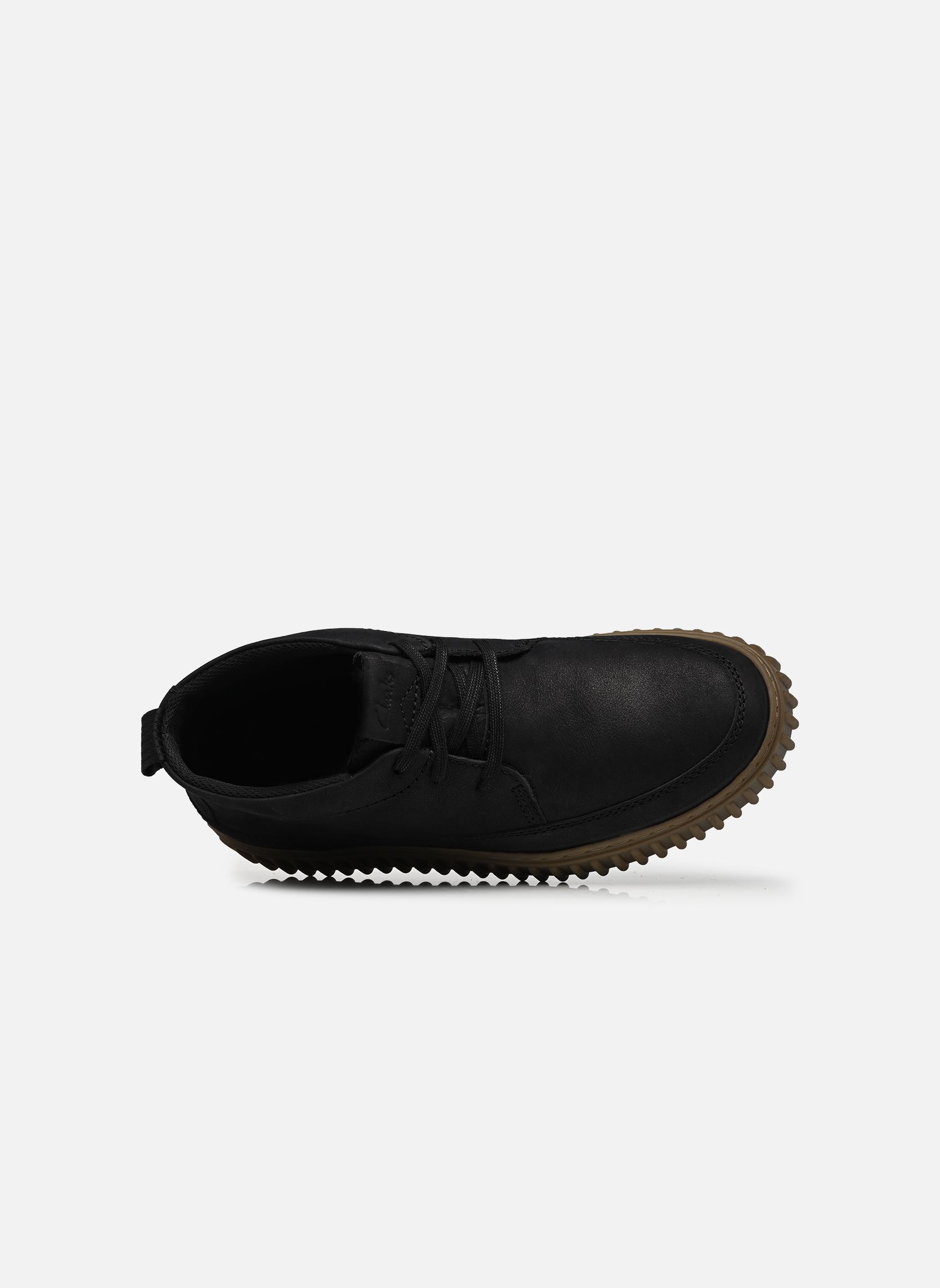 Niedrige Sneaker Torhill LaceHi herren schwarz Clarks Niedrige Sneaker Torhill LaceHi herren schwarz BLACK LEATHER