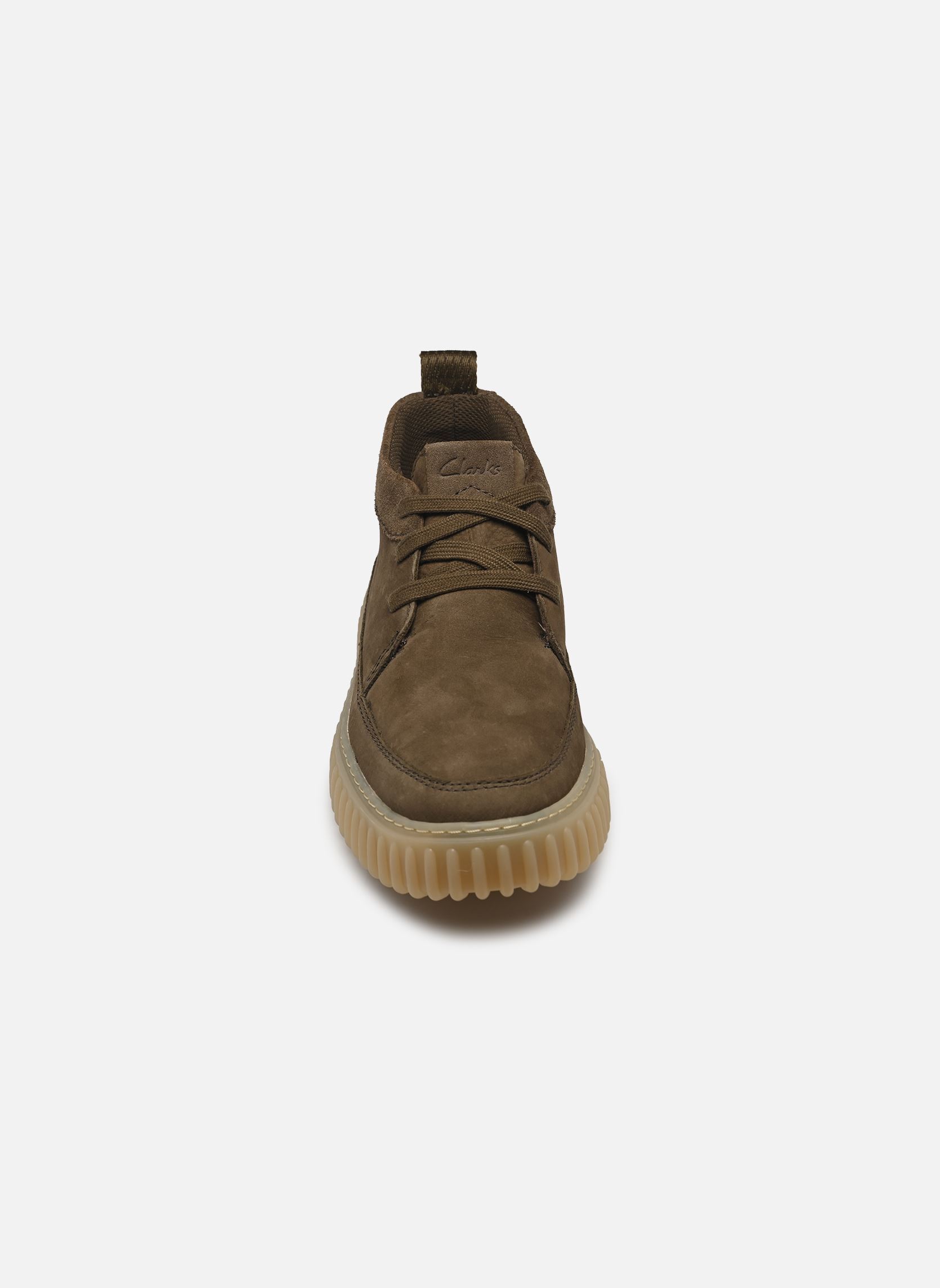 Baskets Torhill LaceHi homme beige Clarks Baskets Torhill LaceHi homme beige KHAKI NUBUCK