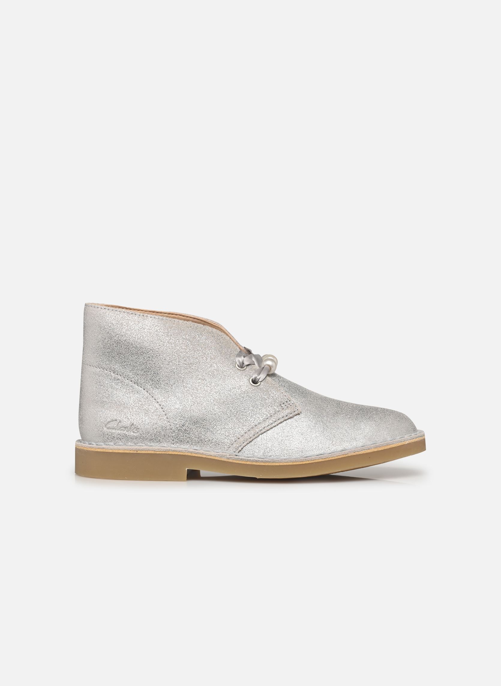 Derbys Desert Bt Evo. damen silber Clarks Derbys Desert Bt Evo. damen silber SILVER METALLIC