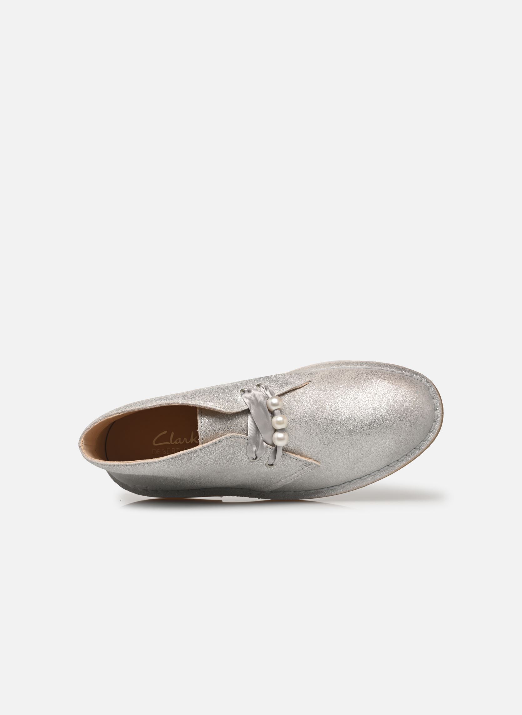 Derbys Desert Bt Evo. damen silber Clarks Derbys Desert Bt Evo. damen silber SILVER METALLIC