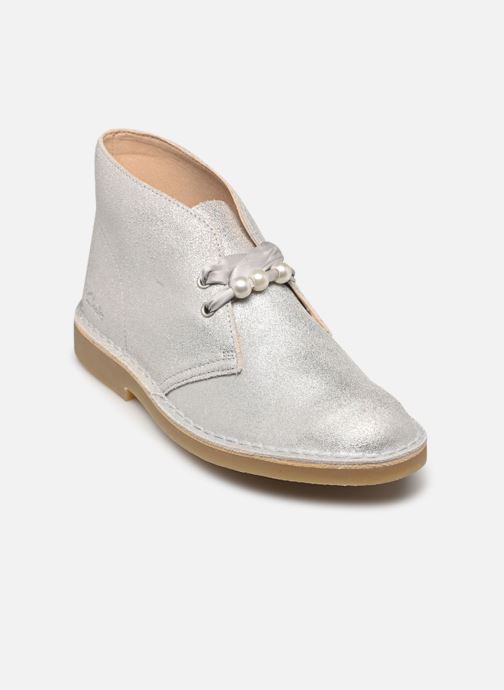 Clarks Derbies Desert Bt Evo. femme argent