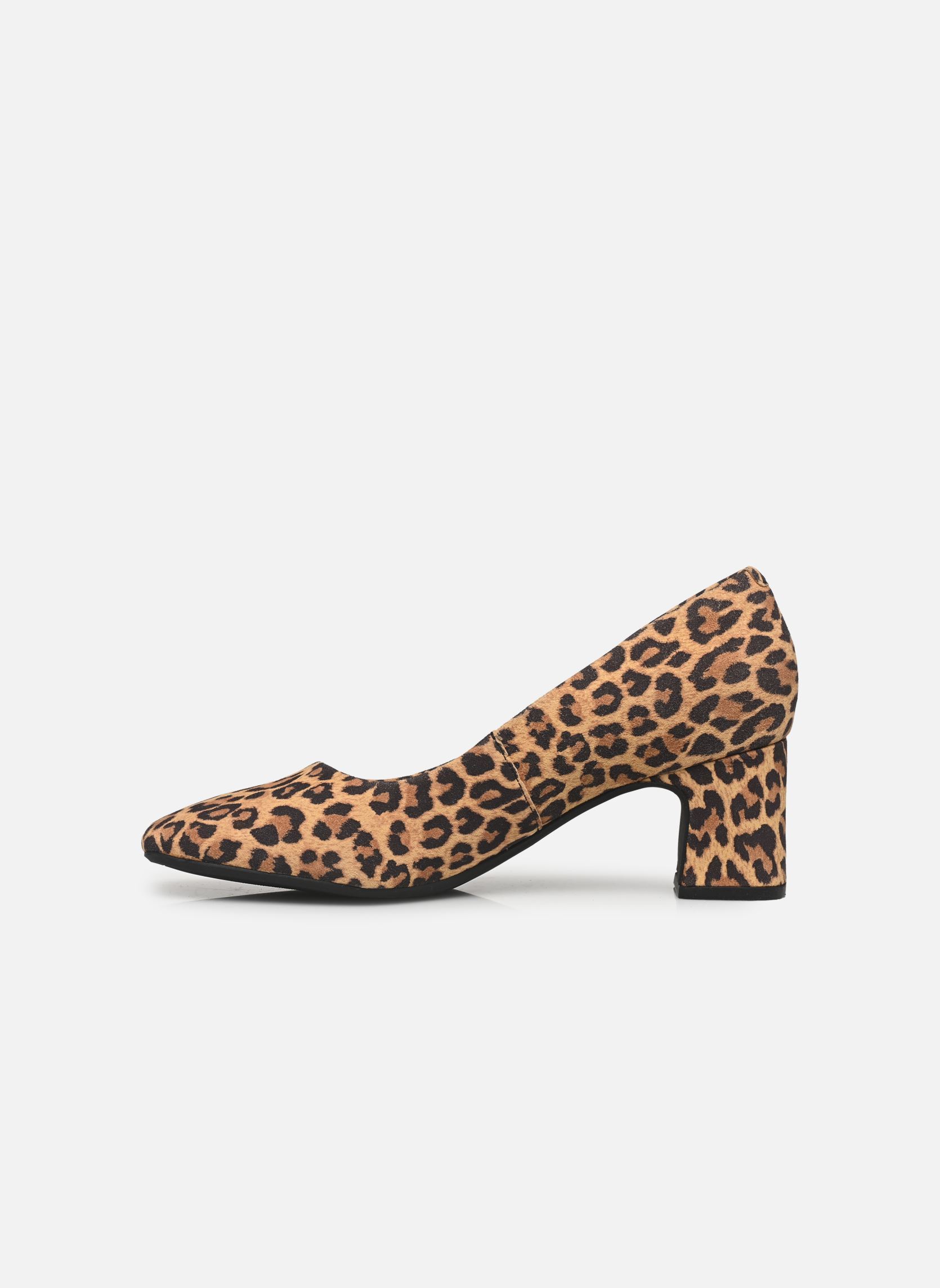 Escarpins Fernie Court femme marron Clarks Escarpins Fernie Court femme marron LEOPARD LEATHER