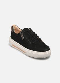 Sneakers Hollyhock Zip dames zwart Clarks Sneakers Hollyhock Zip dames zwart BLACK NUBUCK