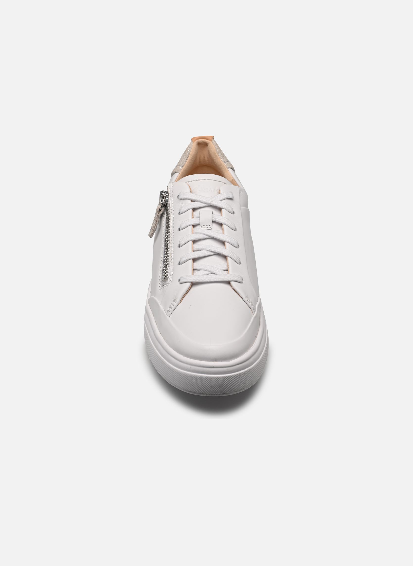 Baskets Hollyhock Zip femme argent Clarks Baskets Hollyhock Zip femme argent SILVER COMBI LEA