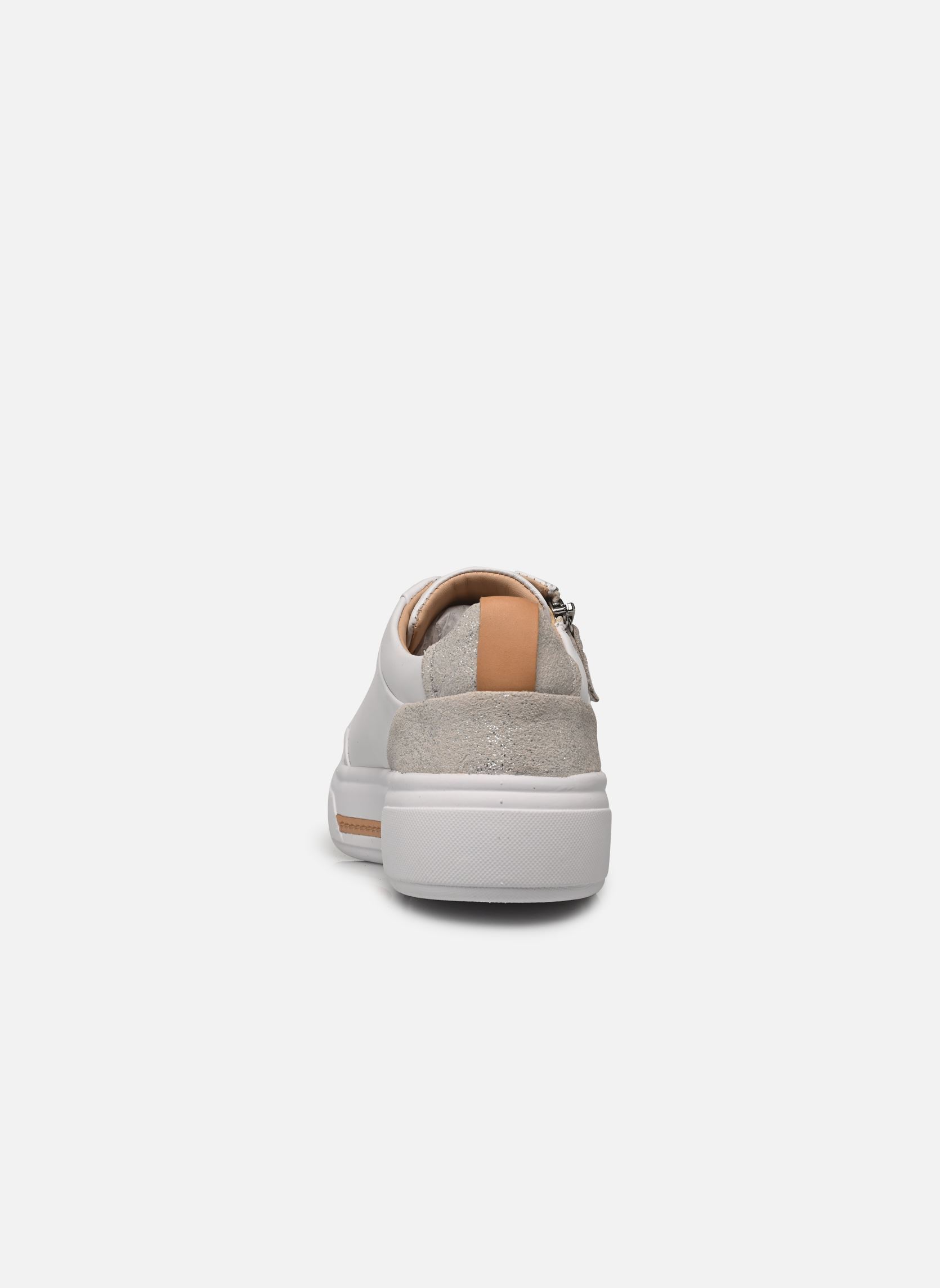 Baskets Hollyhock Zip femme argent Clarks Baskets Hollyhock Zip femme argent SILVER COMBI LEA