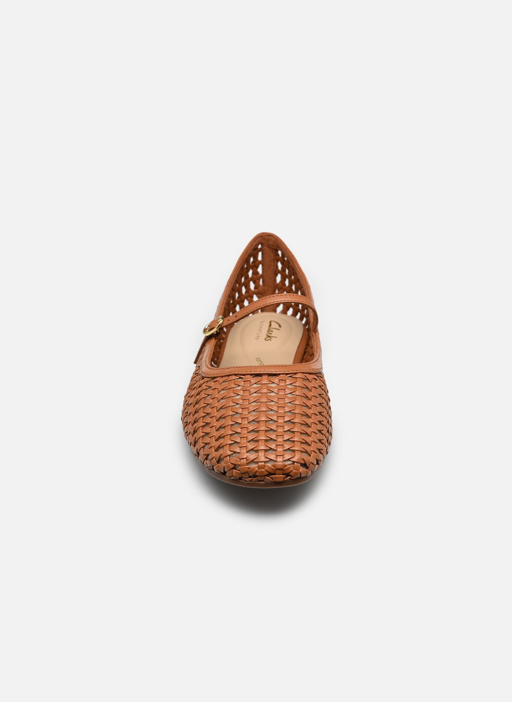 Klassieke ballerina's Livia Sky dames bruin Clarks Klassieke ballerina's Livia Sky dames bruin TAN WEAVE