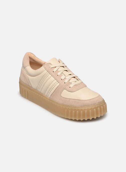 Clarks Baskets Mayhill Lace femme beige
