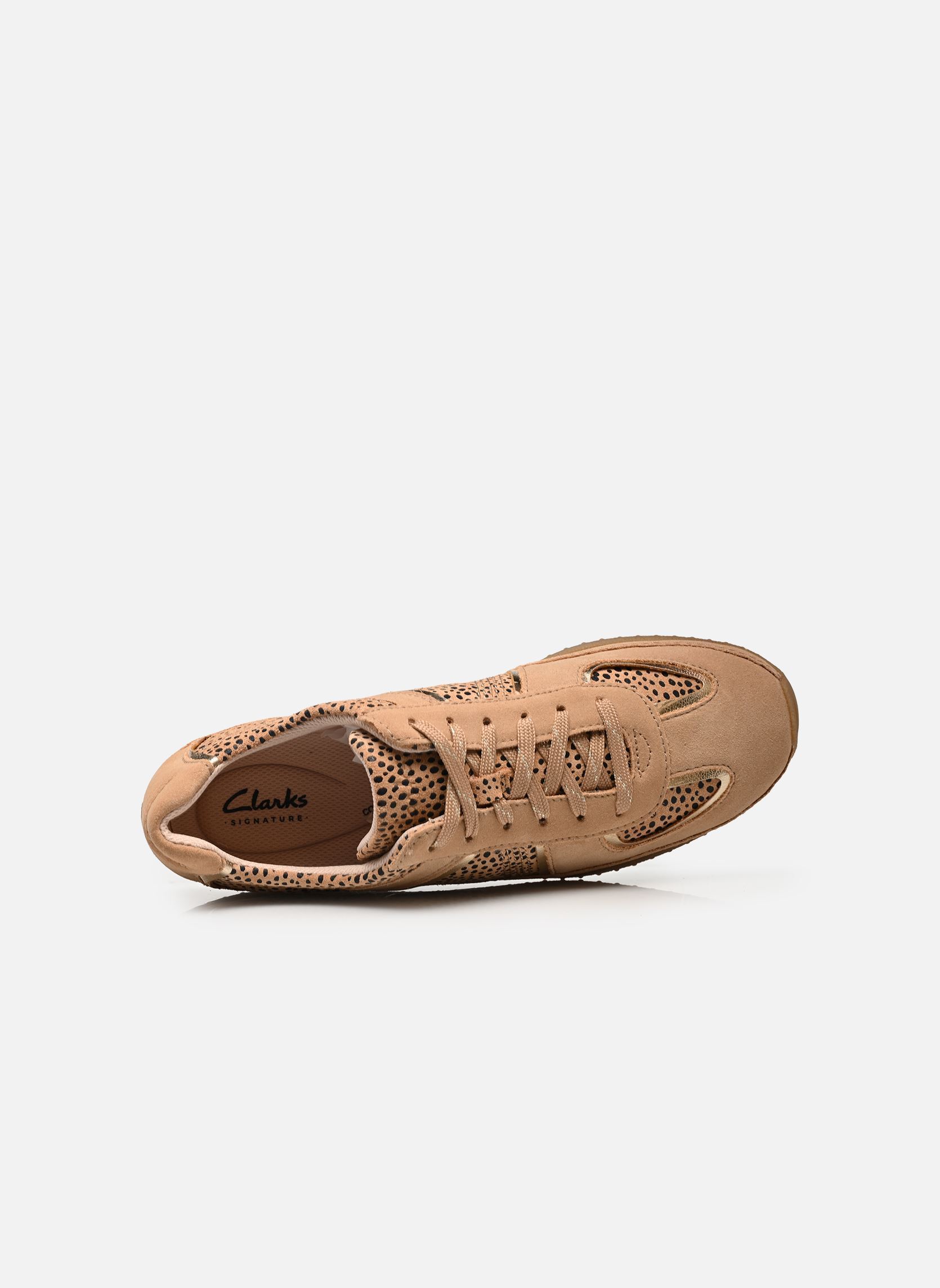 Sneaker Meridor Lo damen beige Clarks Sneaker Meridor Lo damen beige ANIMAL PRINT