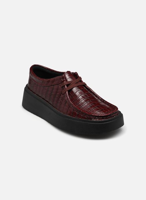 Clarks Derbies Torview W femme bordeaux