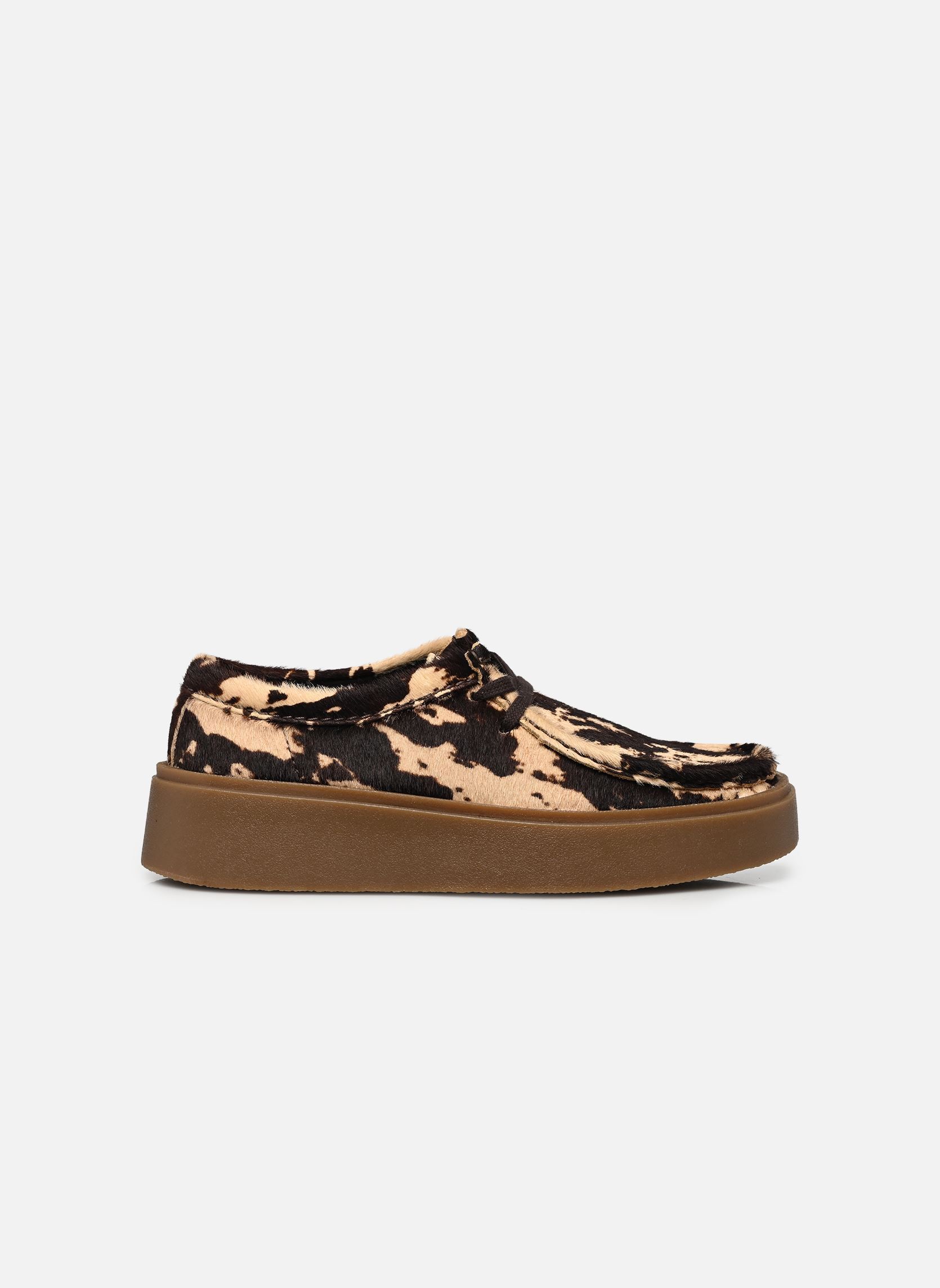 Derby schoenen Torview W dames bruin Clarks Derby schoenen Torview W dames bruin COW PRINT