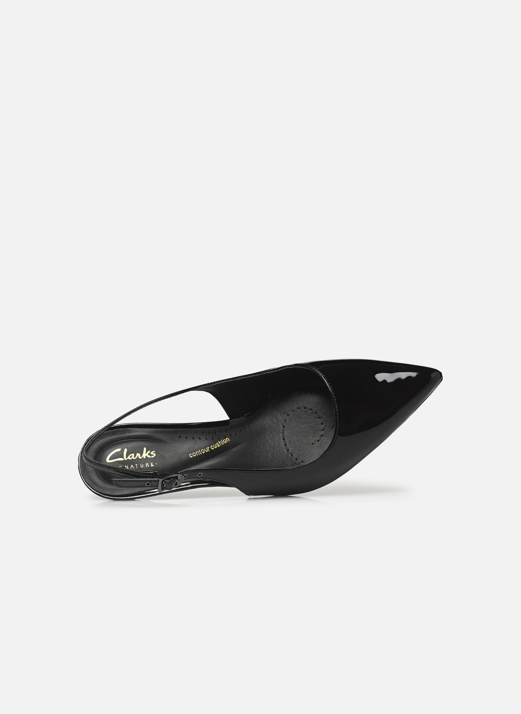 Escarpins à brides Zarey Sling femme noir Clarks Escarpins à brides Zarey Sling femme noir BLACK INT LEA