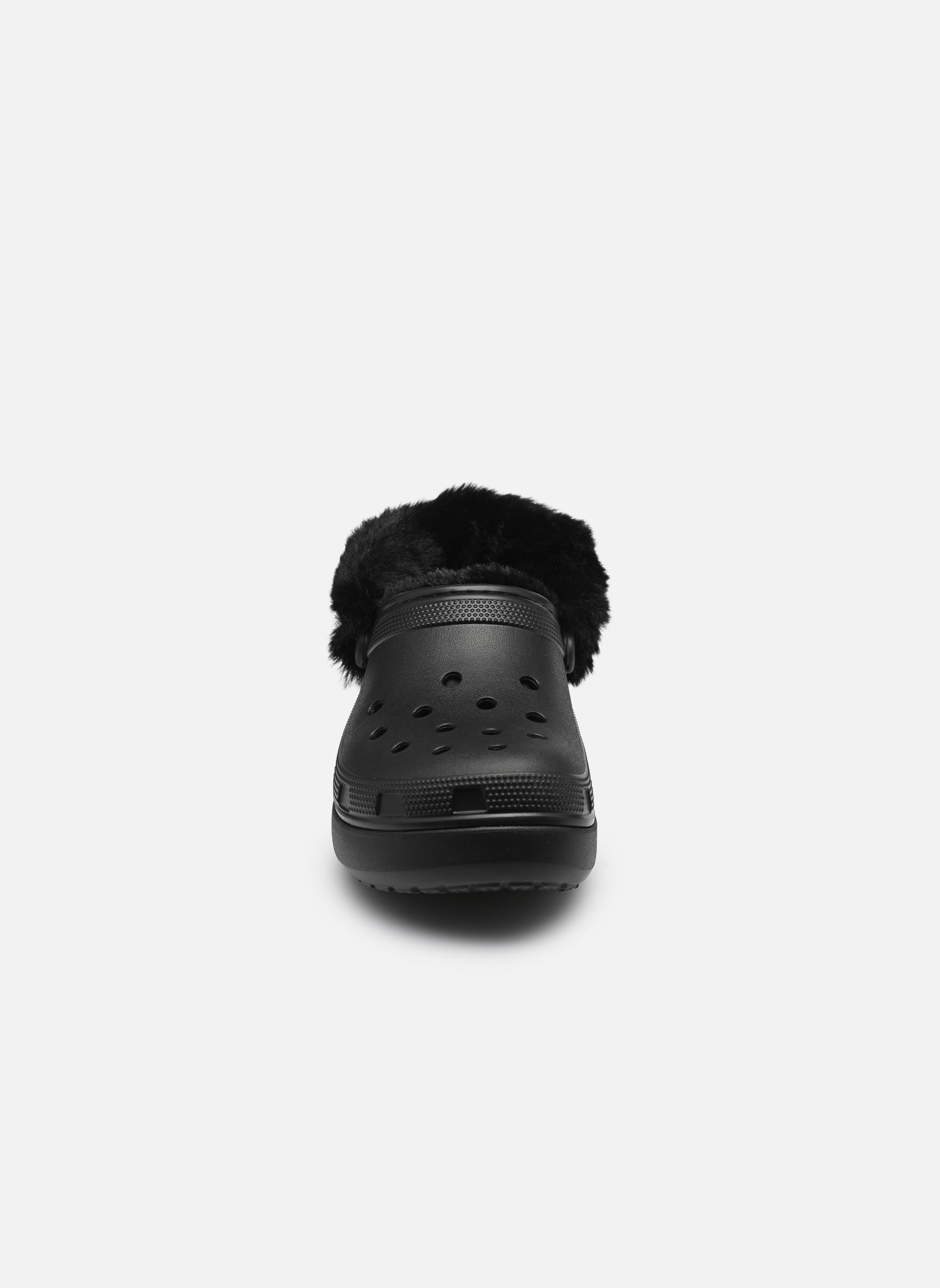 Mules et sabots Classic Platform Fuzz Lined Clog W femme noir Crocs Mules et sabots Classic Platform Fuzz Lined Clog W femme noir Black