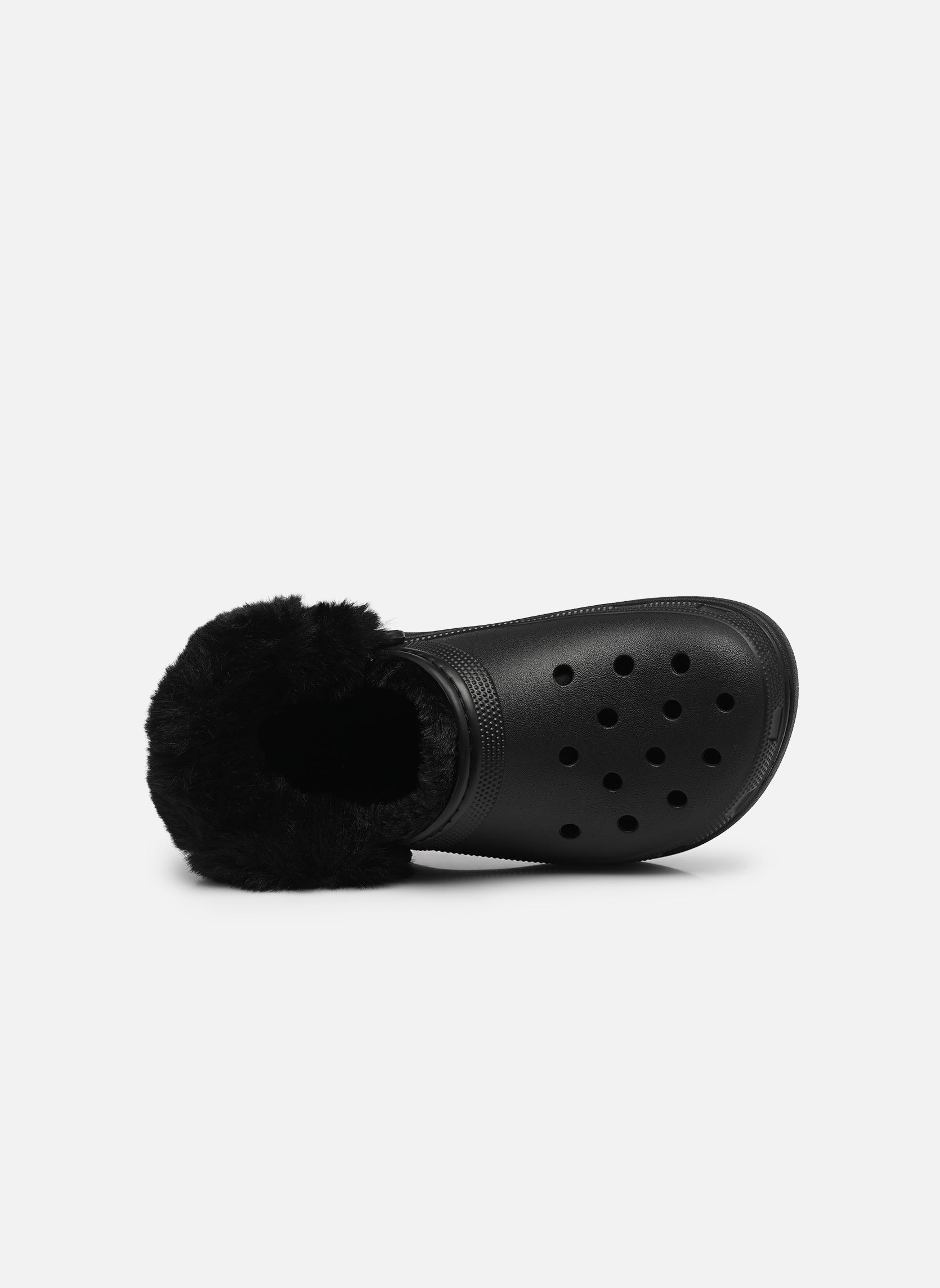 Mules et sabots Classic Platform Fuzz Lined Clog W femme noir Crocs Mules et sabots Classic Platform Fuzz Lined Clog W femme noir Black