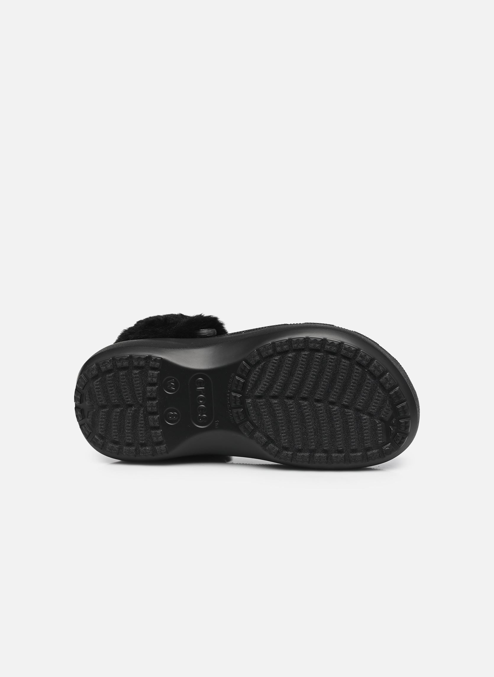 Mules et sabots Classic Platform Fuzz Lined Clog W femme noir Crocs Mules et sabots Classic Platform Fuzz Lined Clog W femme noir Black