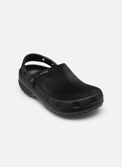 Crocs Pantoletten und Clogs Classic Crafted Velvet Clog W damen schwarz