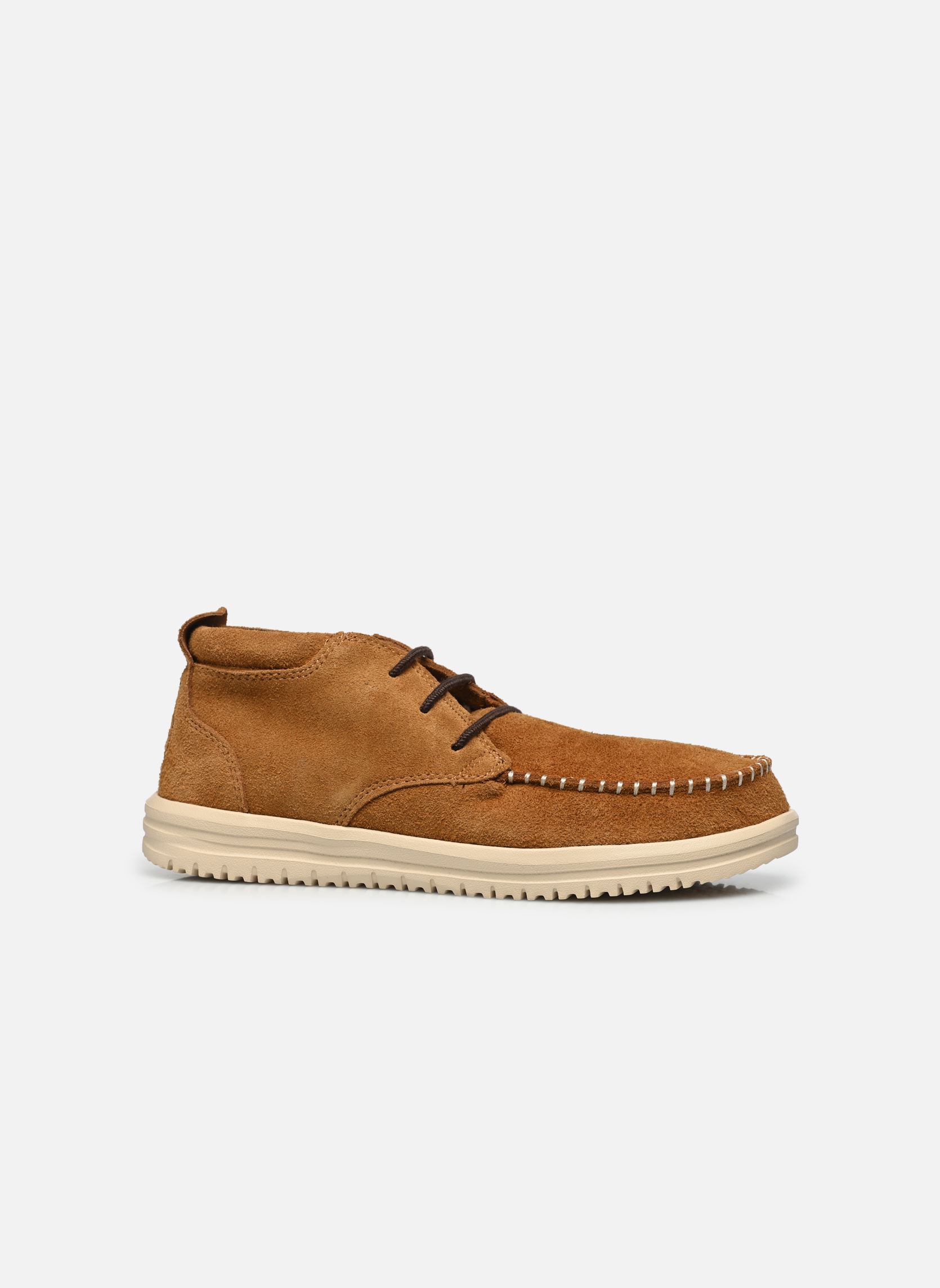 Baskets toile Wally NXT Mid homme marron HEYDUDE Baskets toile Wally NXT Mid homme marron SPICE BROWN/WOOD ASH