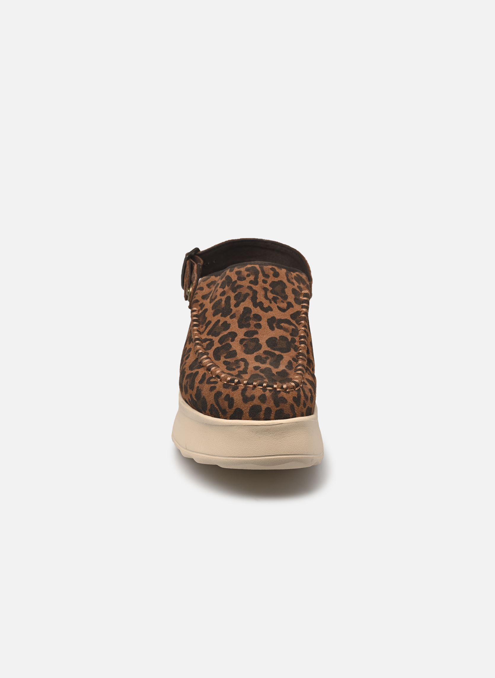 Pantoletten und Clogs Delray Clog Suede damen braun HEYDUDE Pantoletten und Clogs Delray Clog Suede damen braun BROWN LEOPARD