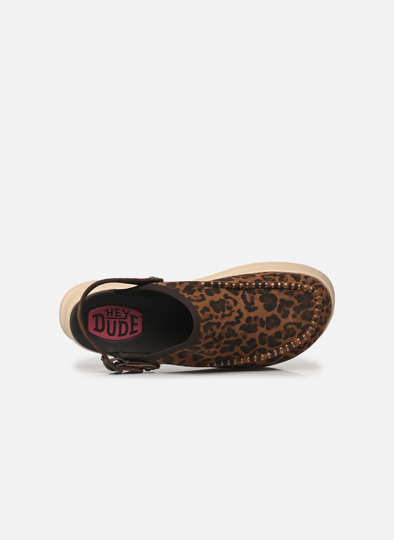 Pantoletten und Clogs Delray Clog Suede damen braun HEYDUDE Pantoletten und Clogs Delray Clog Suede damen braun BROWN LEOPARD